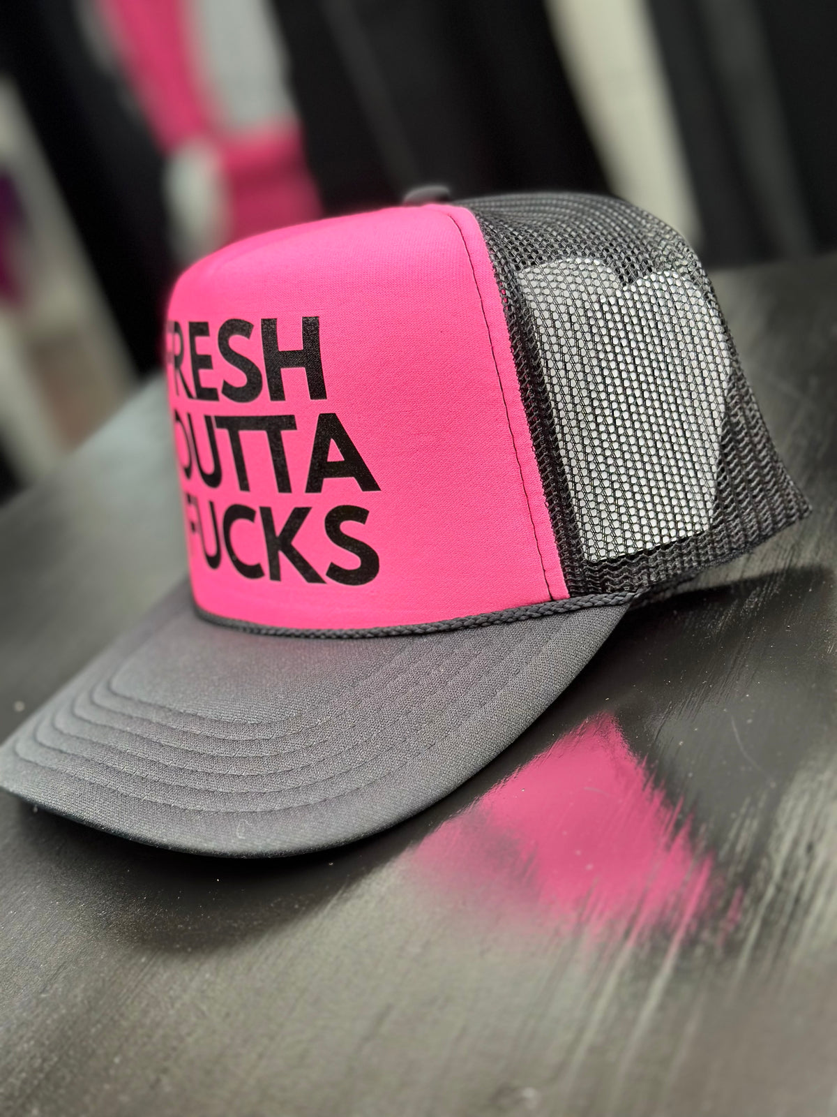 Demon Bikini – An Online Bikini Store in USA - Fresh Outta Fu*ks // Trucker Hat - Trucker Hat - 1