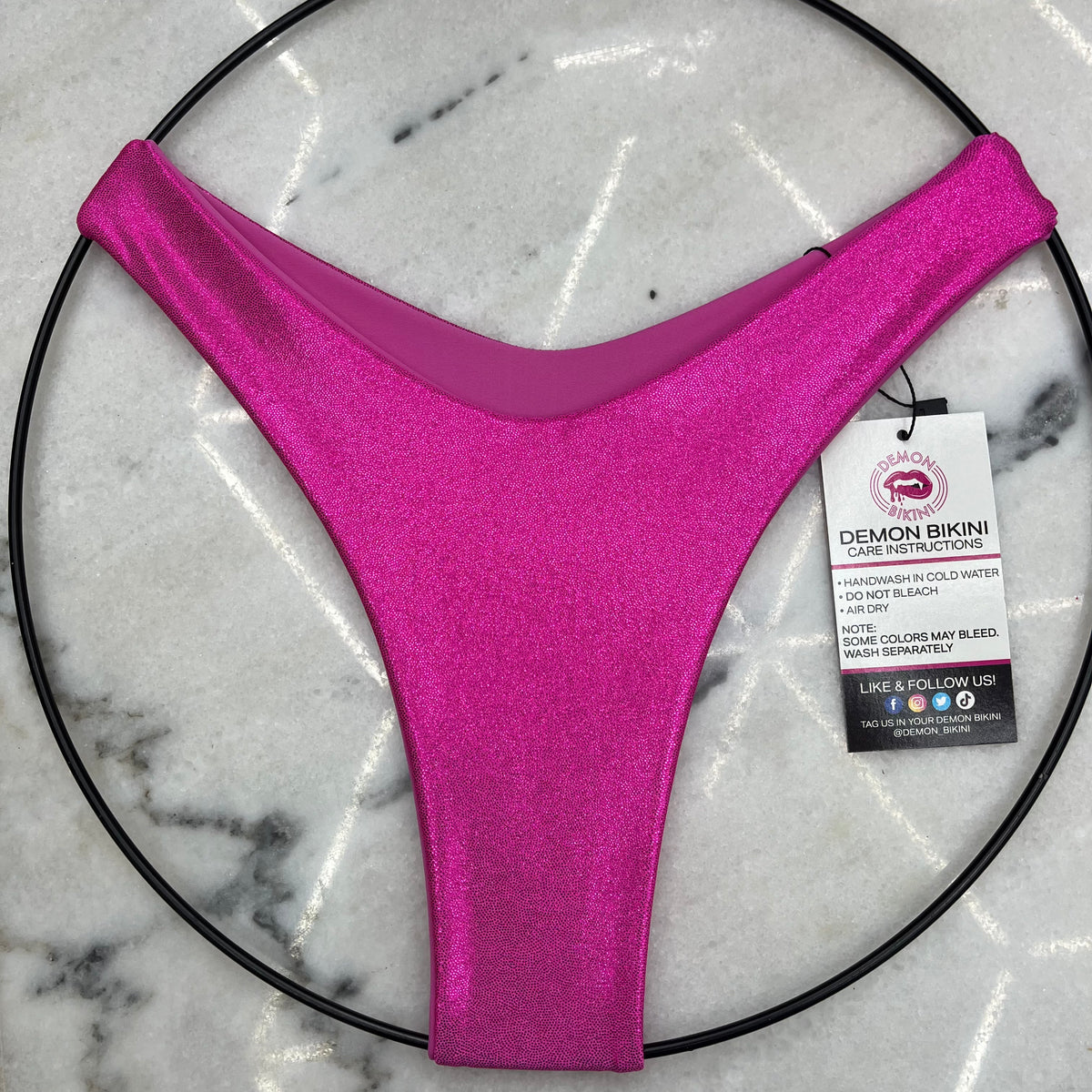 Demon Bikini – An Online Bikini Store in USA - Pink Lady // Roxy Bottoms - Bikini Bottom - 1