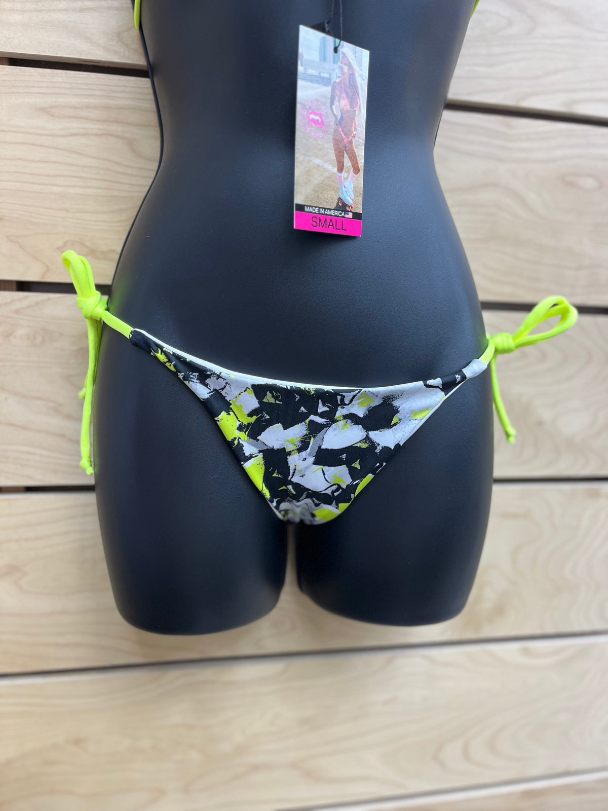 Demon Bikini – An Online Bikini Store in USA - Neon Nova // Tie Side Bottom - Bikini Bottom - 4