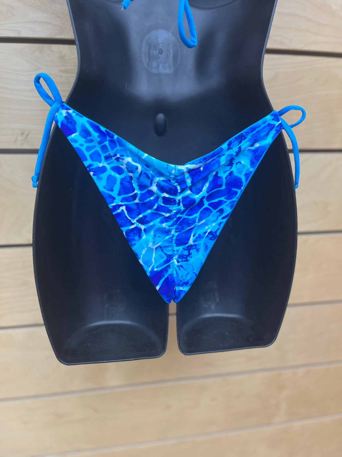 Demon Bikini โ An Online Bikini Store in USA - Blue Wave ๐ // Tie Side Bottom - Bikini Bottom - 3