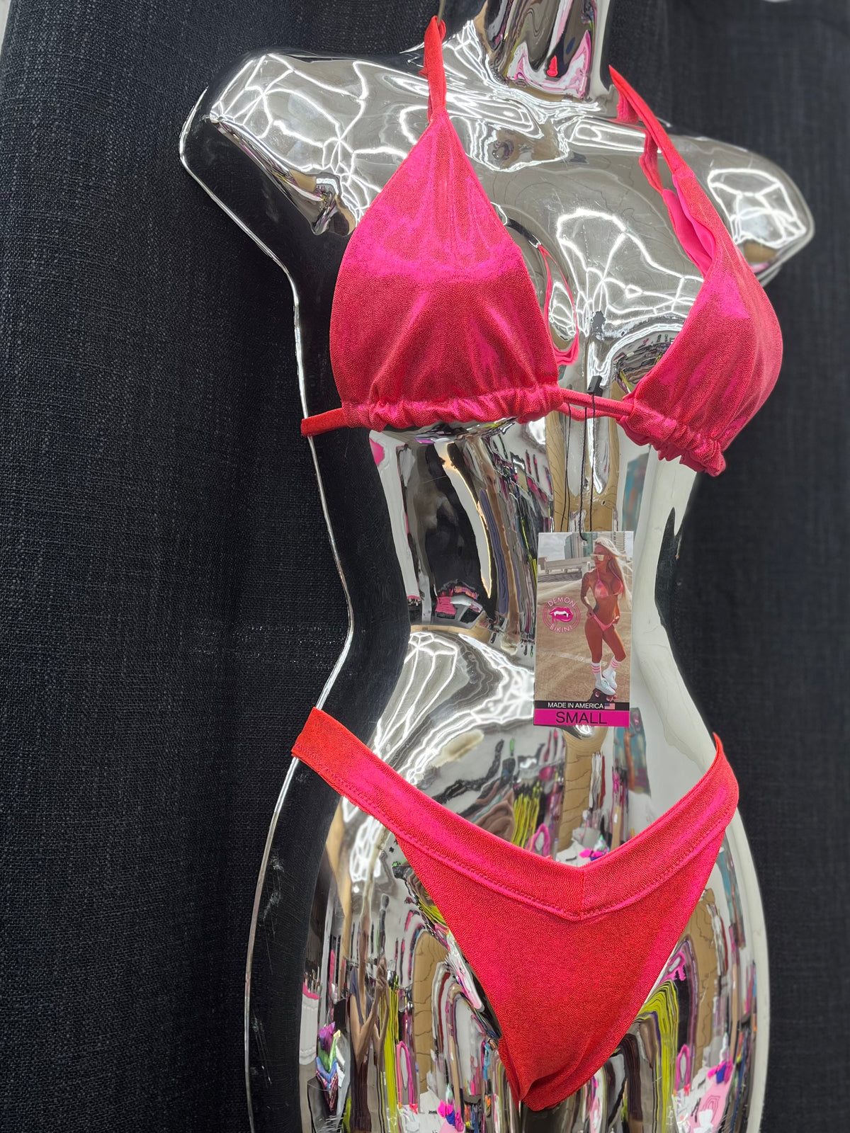 Sunset Glow // Thong Bottom - Bikini Front - Demon Bikini – An Online Bikini Store in USA