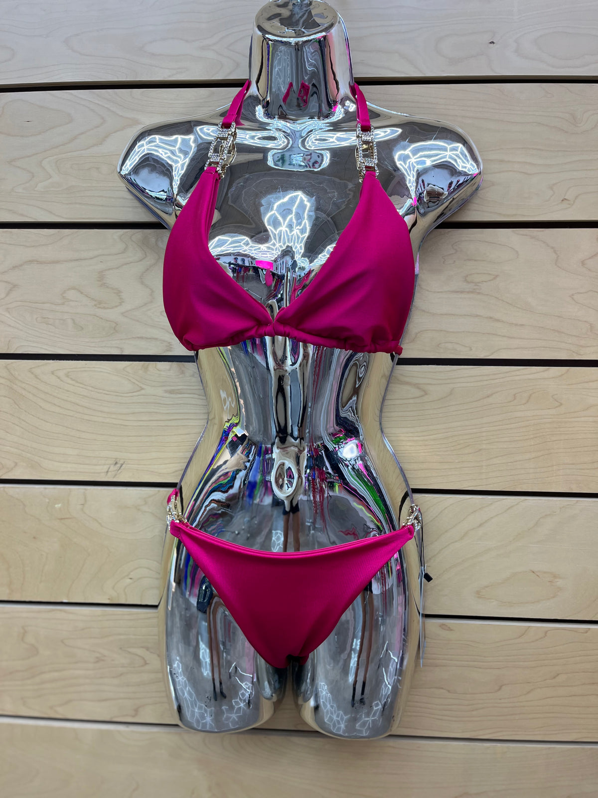 Demon Bikini – An Online Bikini Store in USA - On Wednesdays We Wear Pink // Triangle Top - Bikini Top - 1