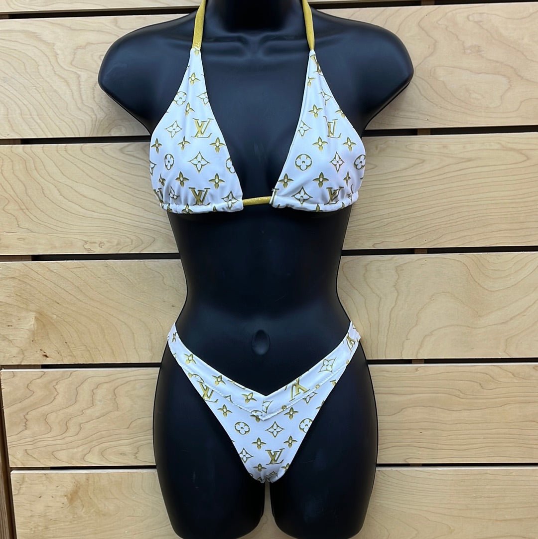 Demon Bikini – An Online Bikini Store in USA - White Gold // Triangle Top - Bikini Top - 1