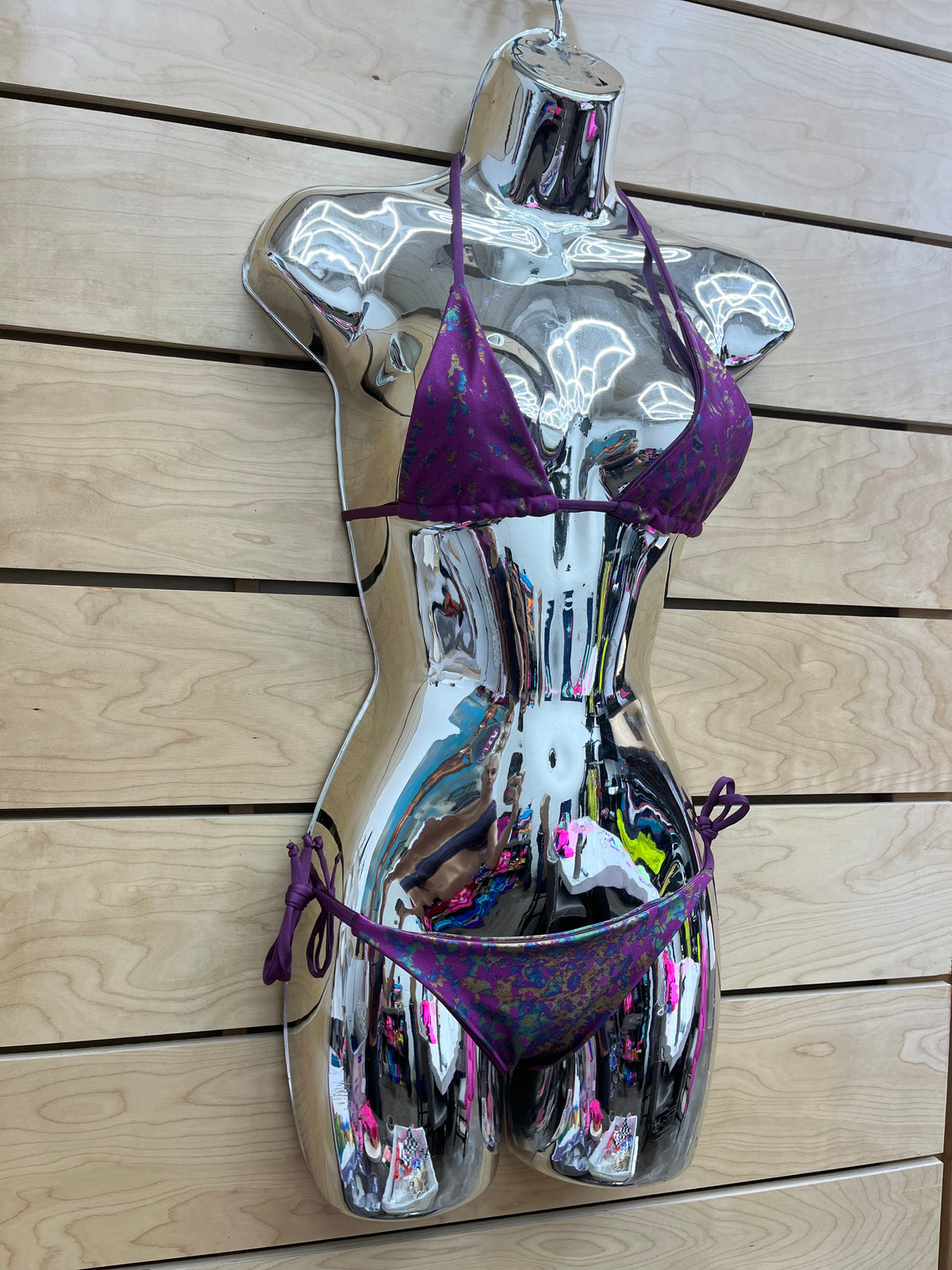Demon Bikini – An Online Bikini Store in USA - Magenta Oil Spill // Top - Bikini Top - 2