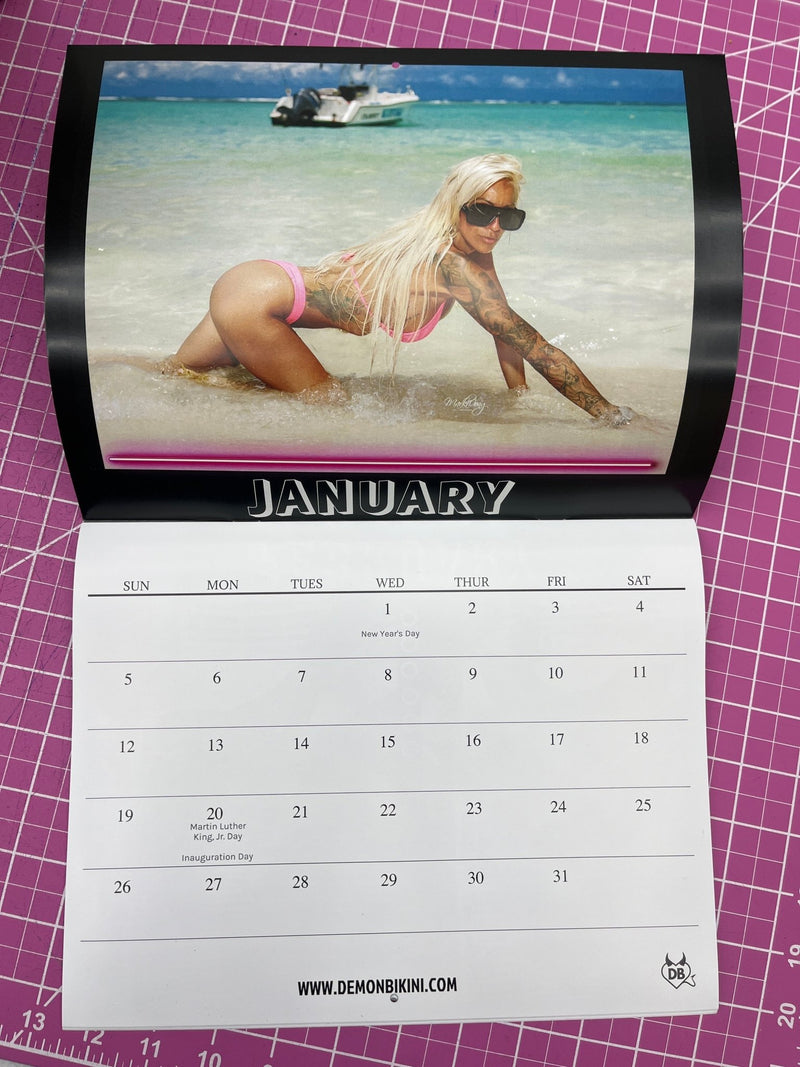 Demon Bikini - 2025 Leanna Calendar - 2