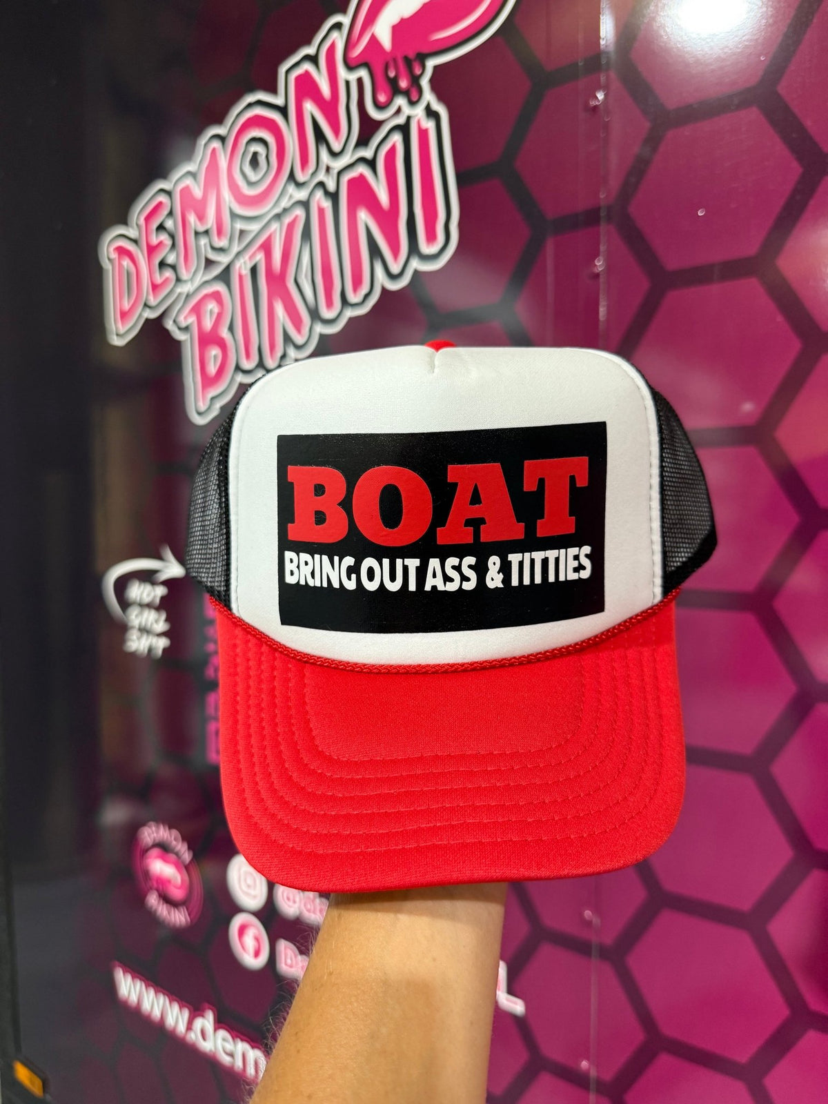 Demon Bikini - BOAT // Trucker Hat - Trucker Hat - 1