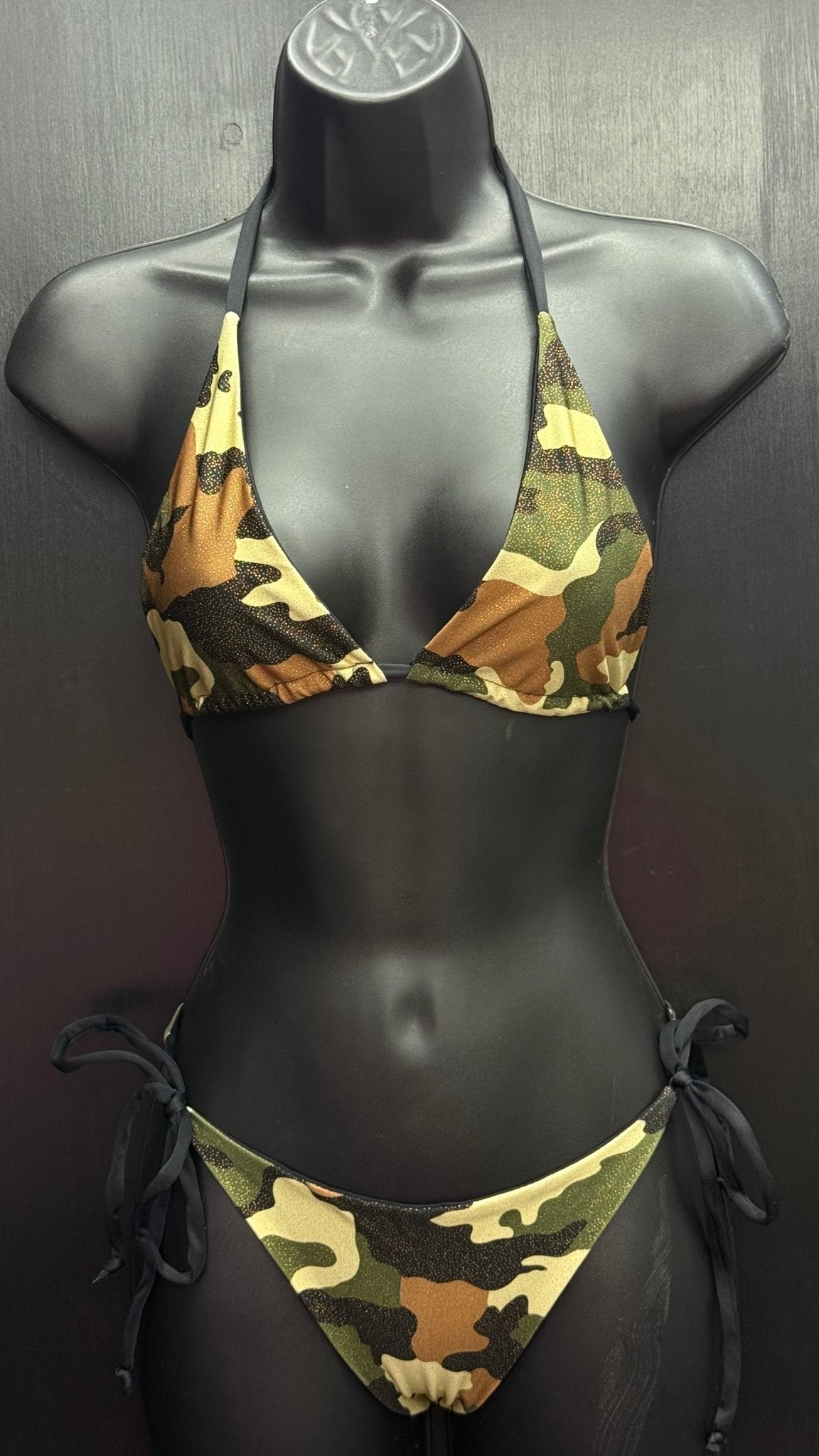 Demon Bikini - Camo Gold // Top - Bikini Top - 1