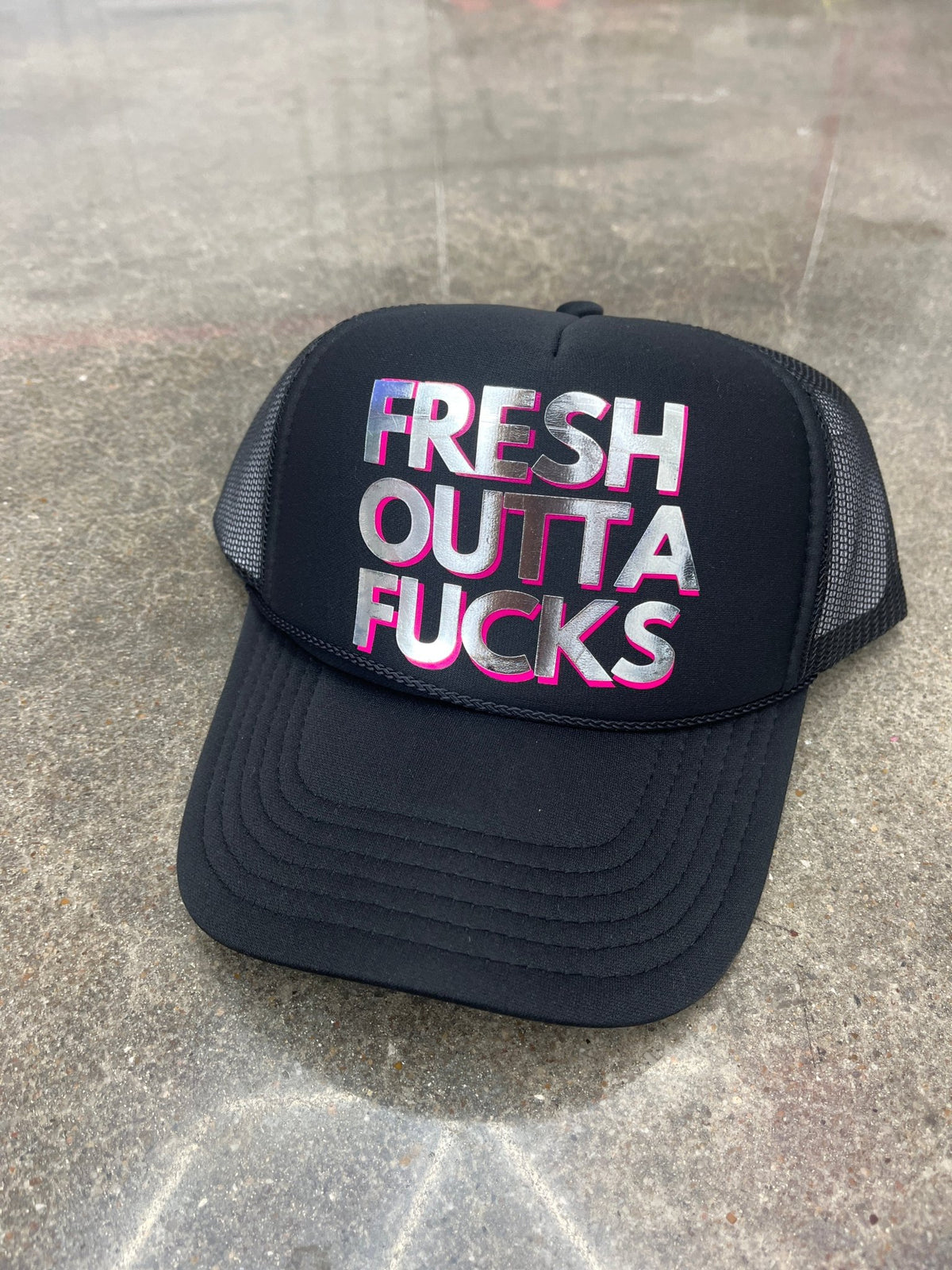Demon Bikini – An Online Bikini Store in USA - Fresh Outta Fu*ks // Trucker Hat - Trucker Hat - 6