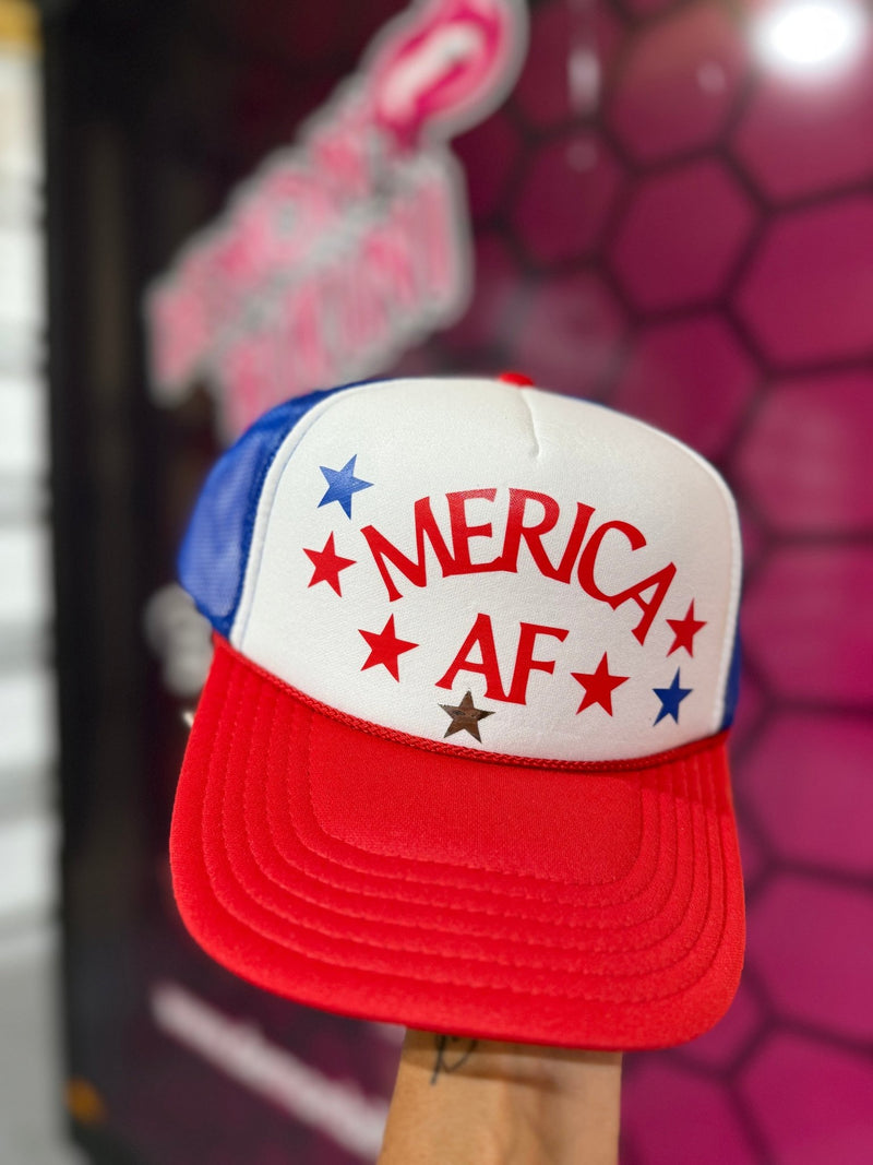 Demon Bikini - Merica AF Trucker Hat - Trucker Hat - 2