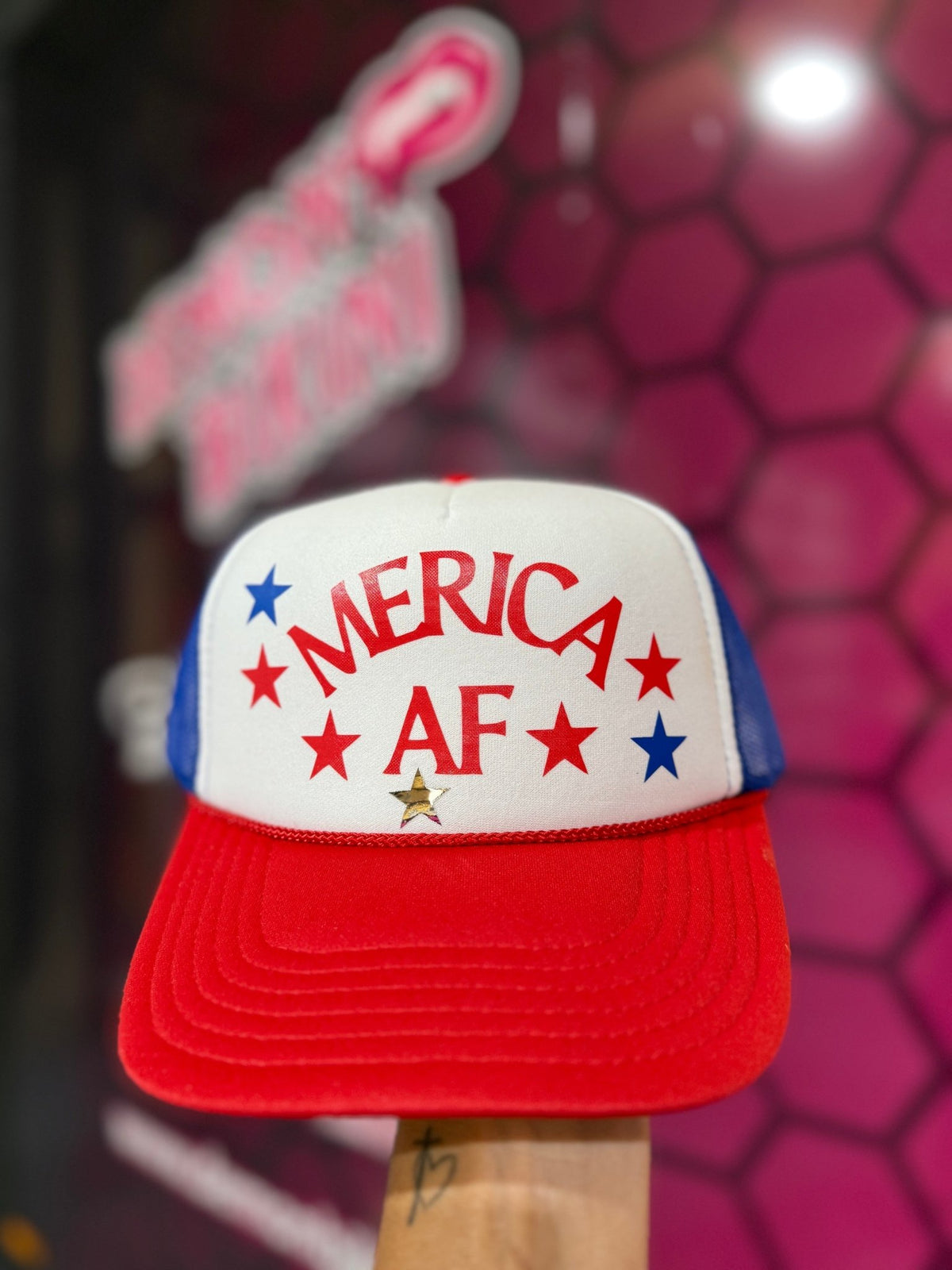 Demon Bikini - Merica AF Trucker Hat - Trucker Hat - 1