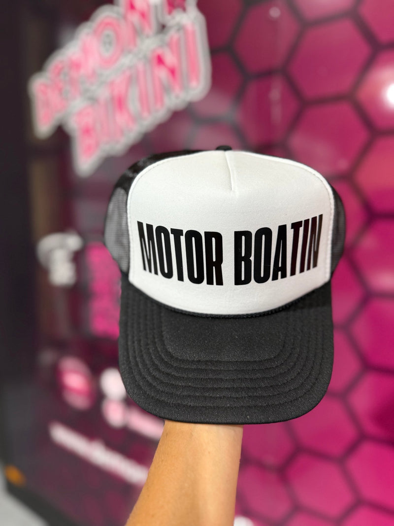 Demon Bikini - MOTOR BOATIN Trucker Hat - Trucker Hat - 2