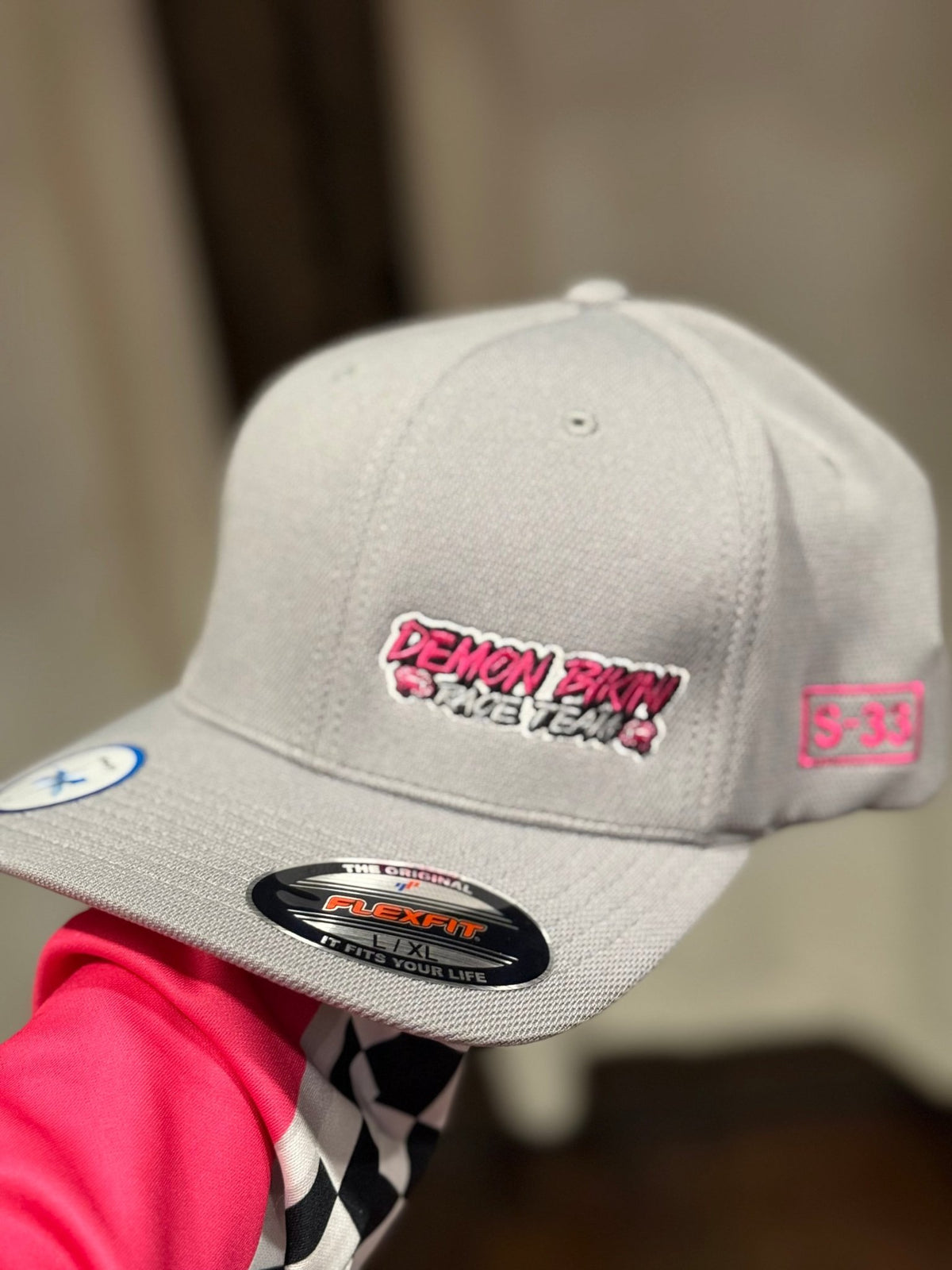 Demon Bikini - Demon Bikini Race Team Flexfit Hat - 3