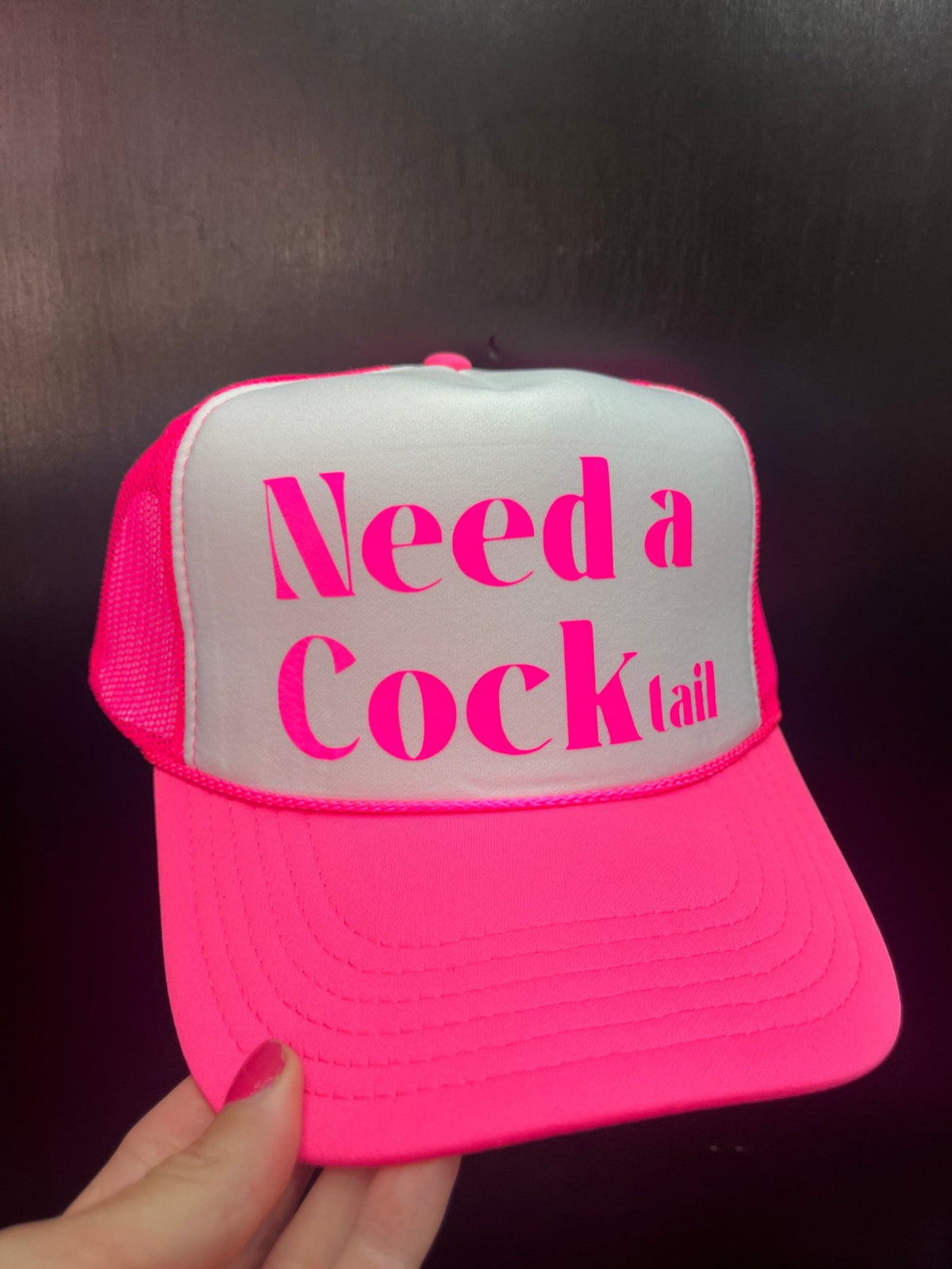 Demon Bikini - I Need A CockTail // Trucker Hat - 1