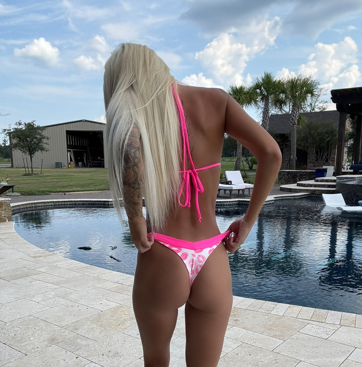 Demon Bikini - Kiss It //Thong Bottom - 4