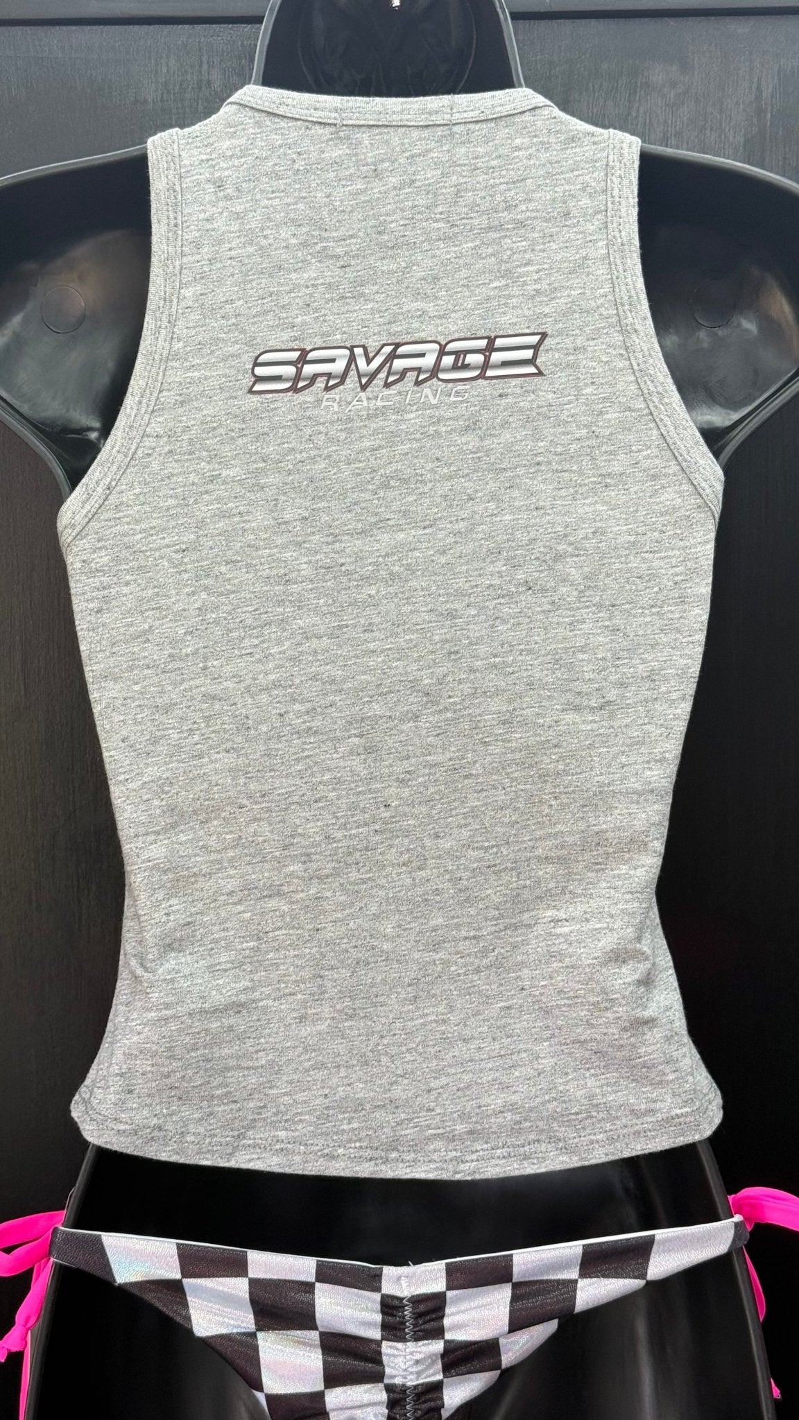Demon Bikini - Race Team Grey Tank Top - 4