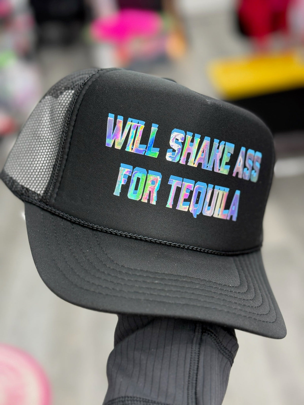 Demon Bikini - Will Shake Ass For Tequila Trucker Hat - 1