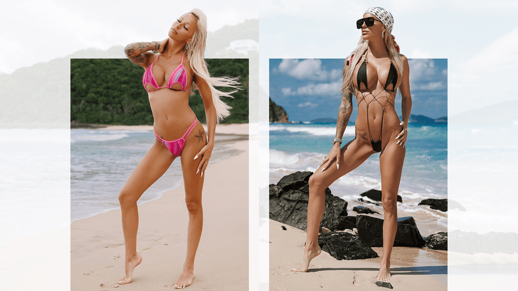 What People Wear in Miami vs. L.A. - Beach Edition - Demon Bikini
