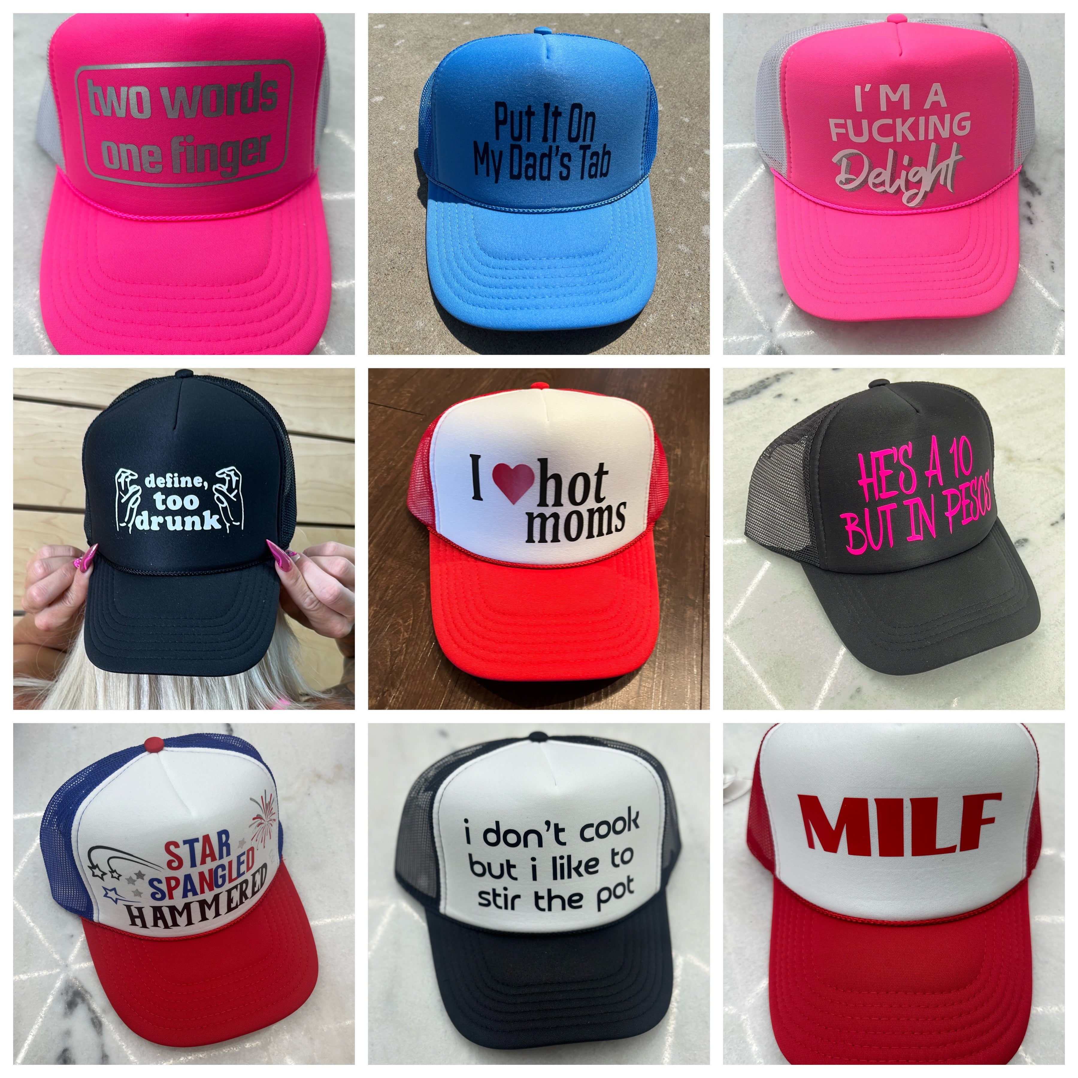 Hot Trucker Hats