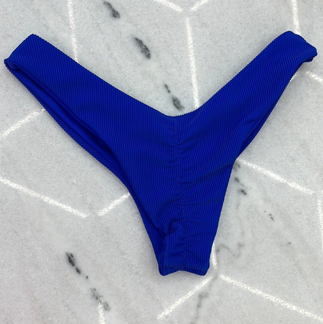 Royal Blue Ribbed // Bottom - Demon Bikini – An Online Bikini Store in USA