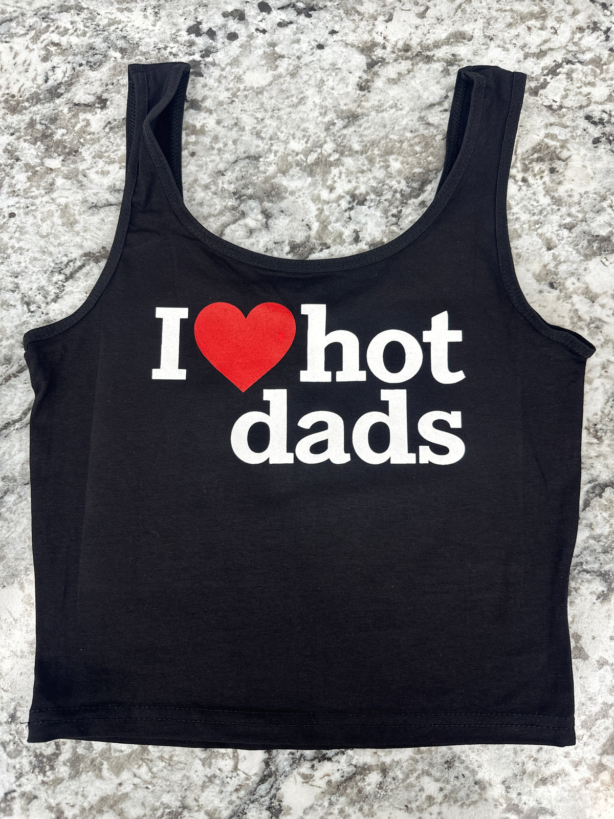 I ❤️ Hot Dads  // Crop Tank Top