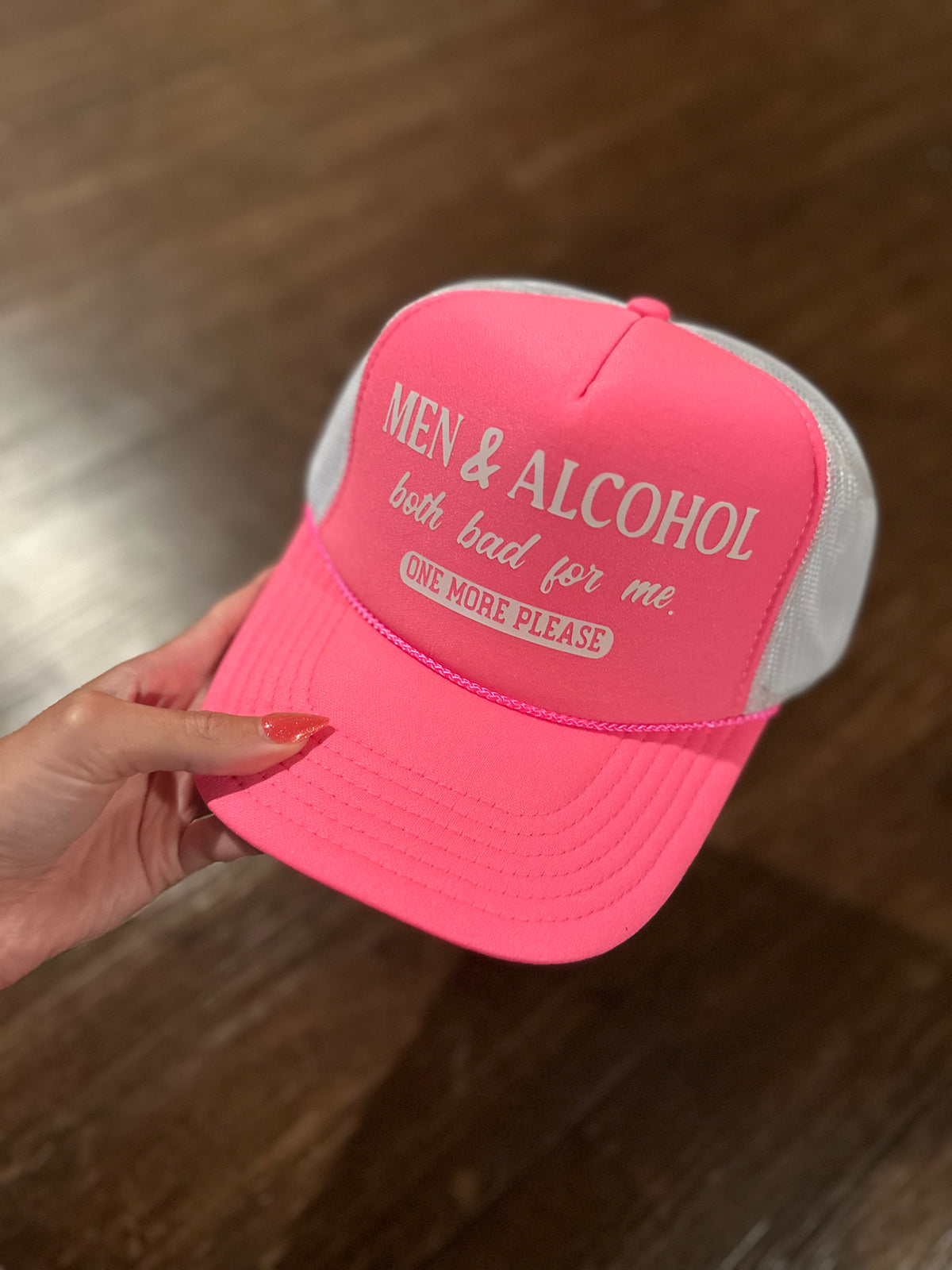 Men & Alcohol // Trucker Hat