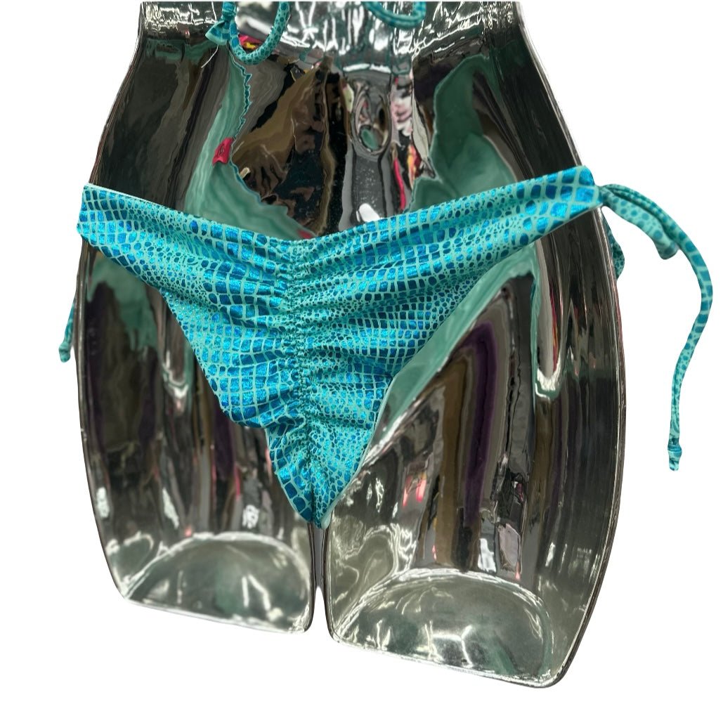 Demon Bikini - Aqua Poison // Tie Side Bottom - 4