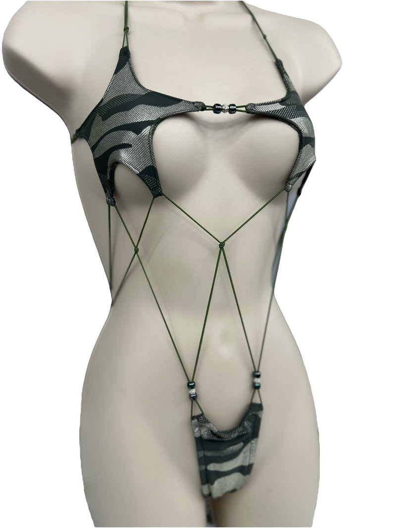 Demon Bikini - Army Babe Chamber Sling - 2