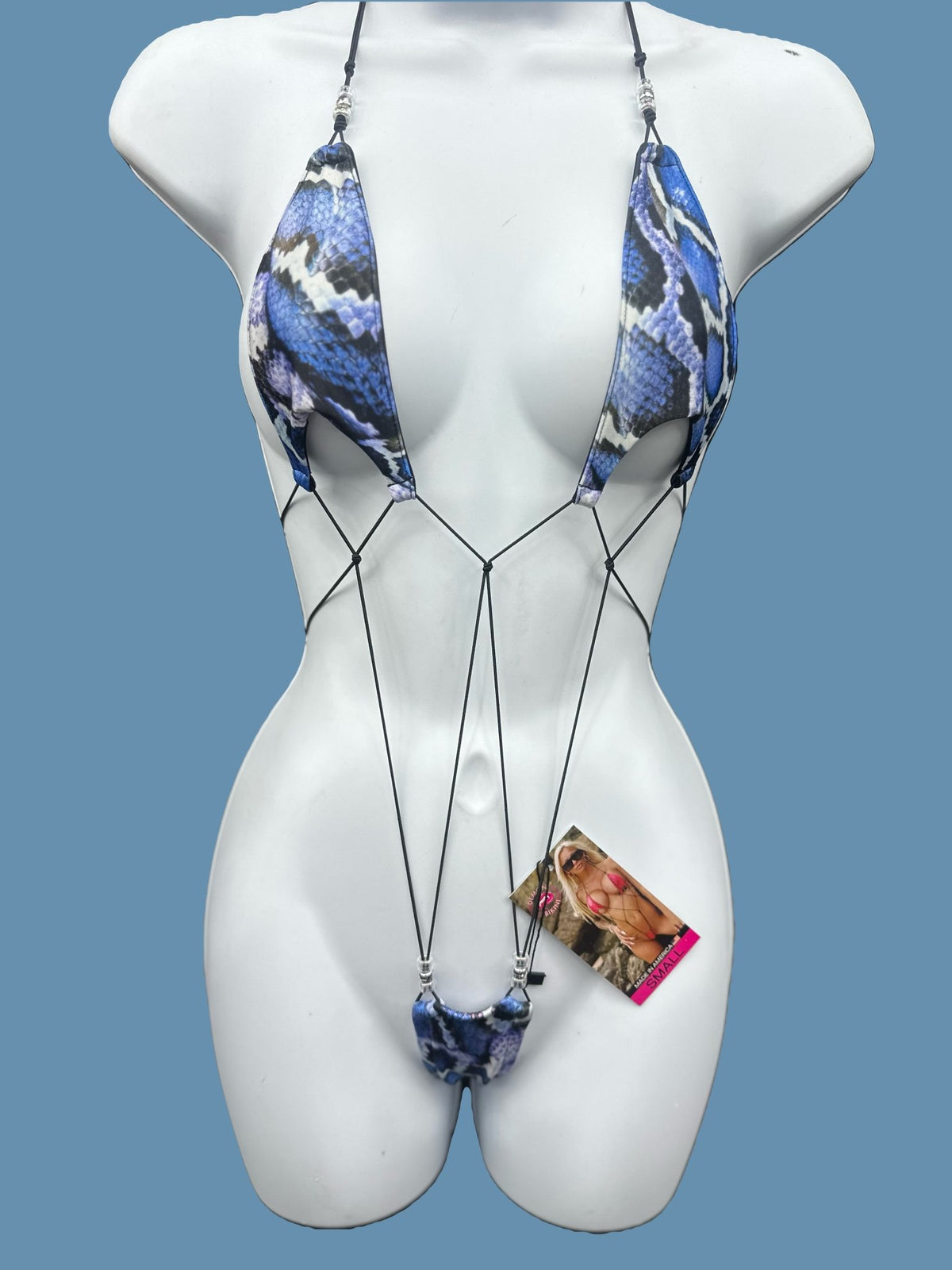 Demon Bikini - Cobalt Cobra Chamber Sling - 1