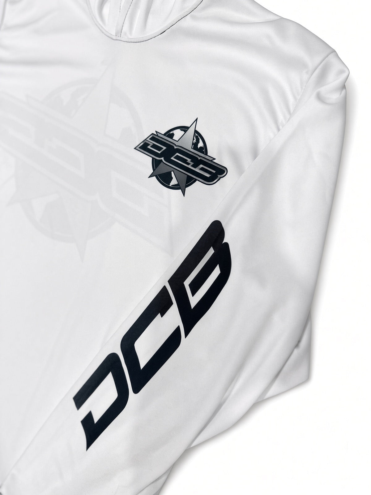 Demon Bikini - DCB White Long Sleeve With Hood - 5