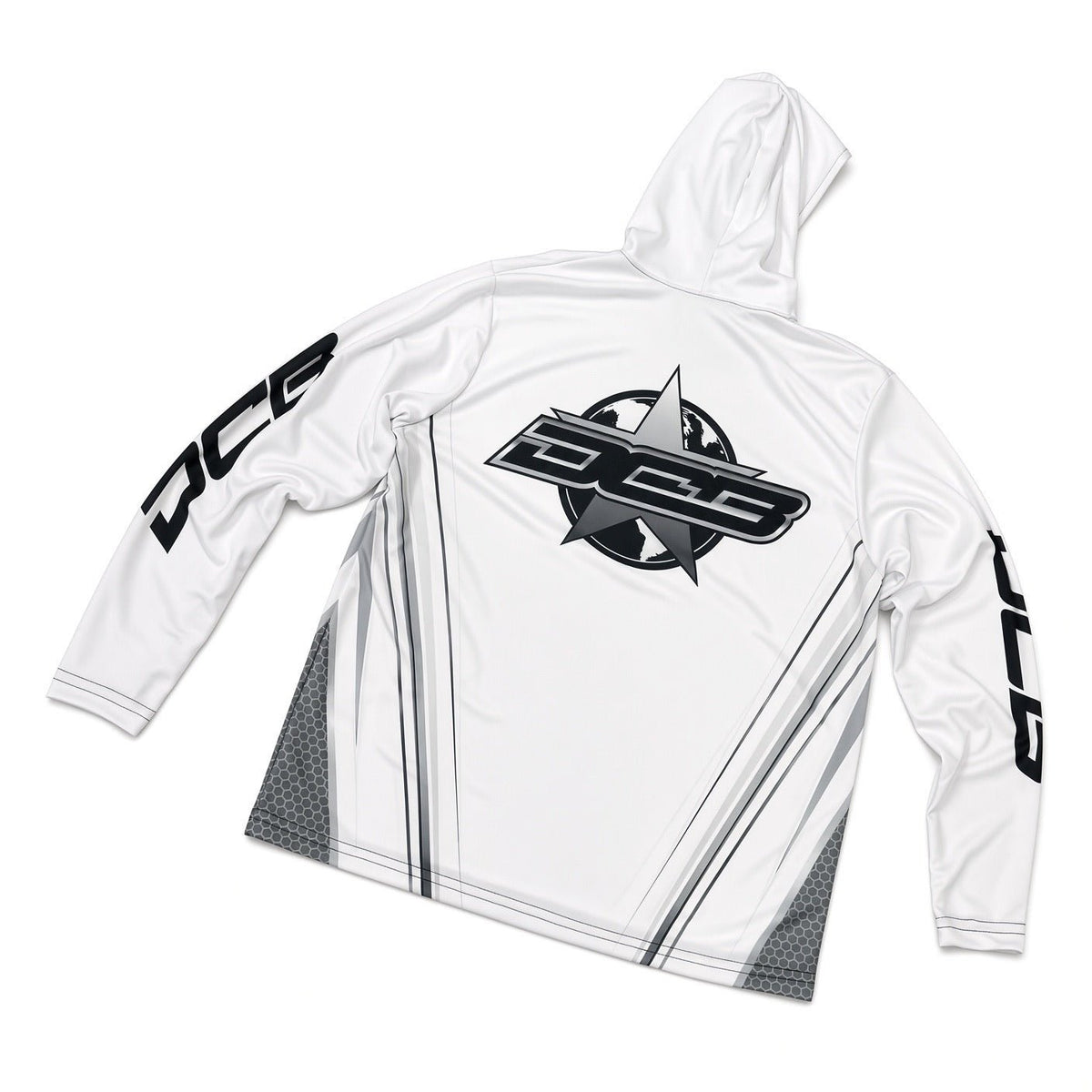 Demon Bikini - DCB White Long Sleeve With Hood - 4
