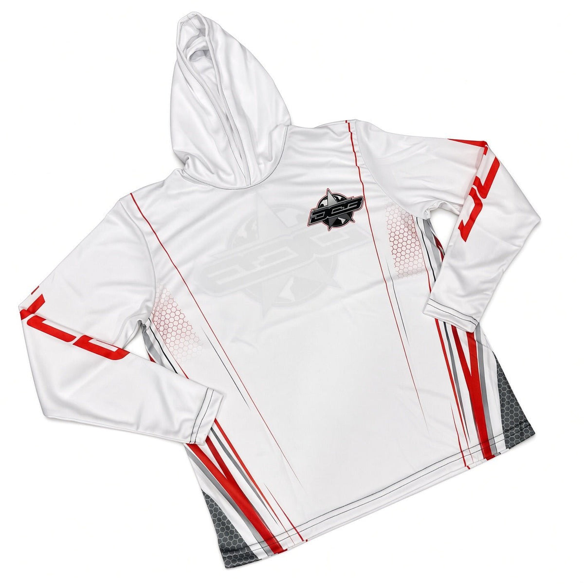 Demon Bikini - DCB White Long Sleeve With Hood - 2