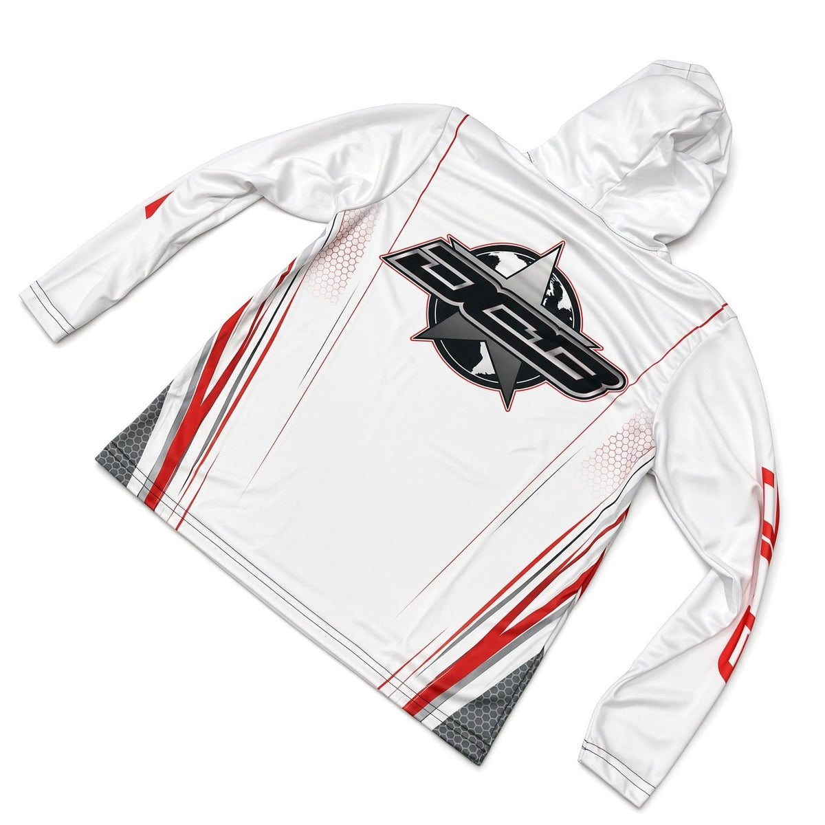 Demon Bikini - DCB White Long Sleeve With Hood - 3