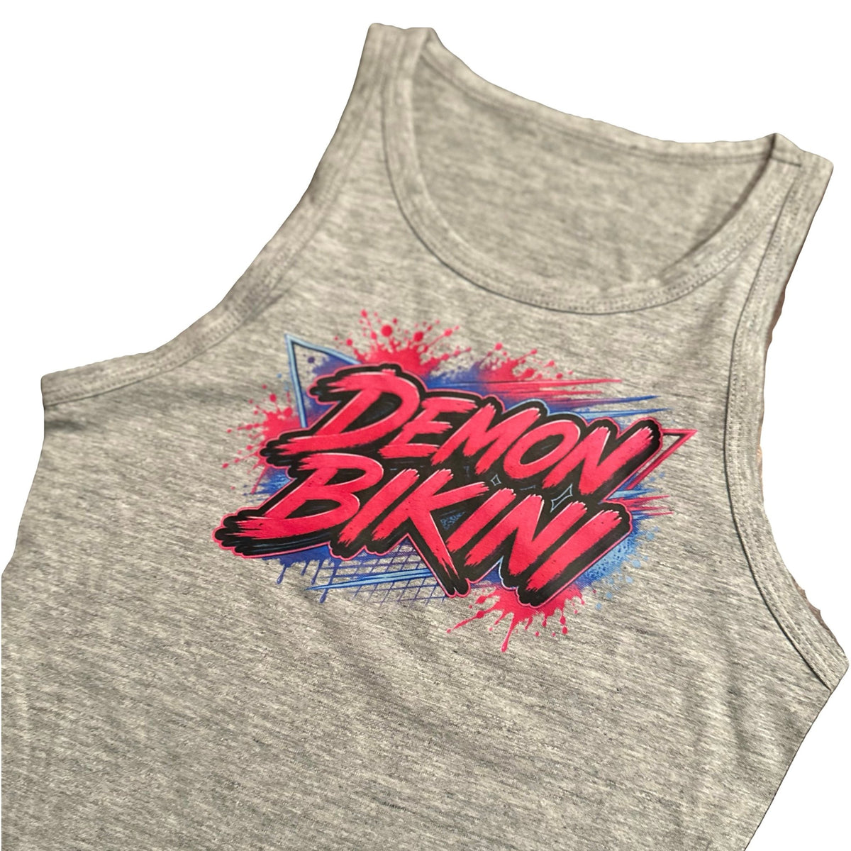 Demon Bikini - Demon Bikini Grey Tank Top - 2
