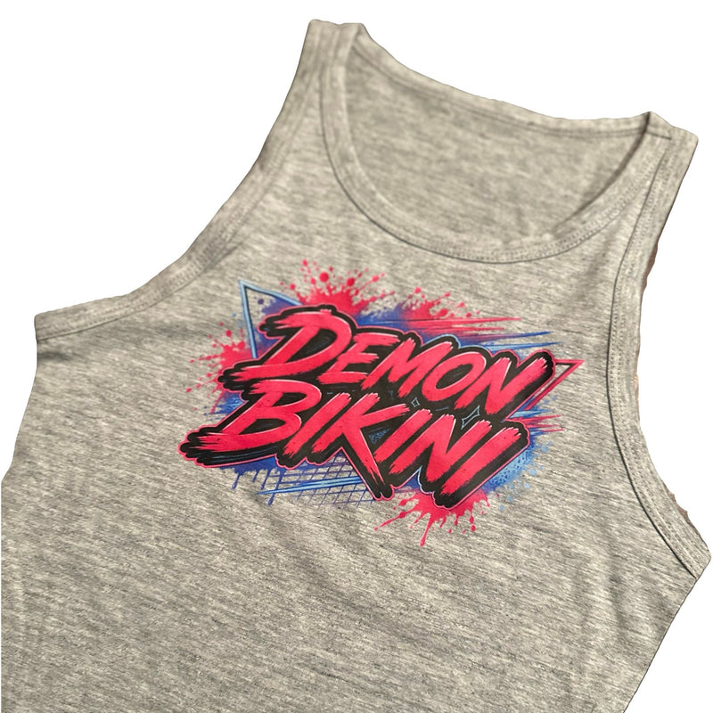 Demon Bikini - Demon Bikini Grey Tank Top - 2