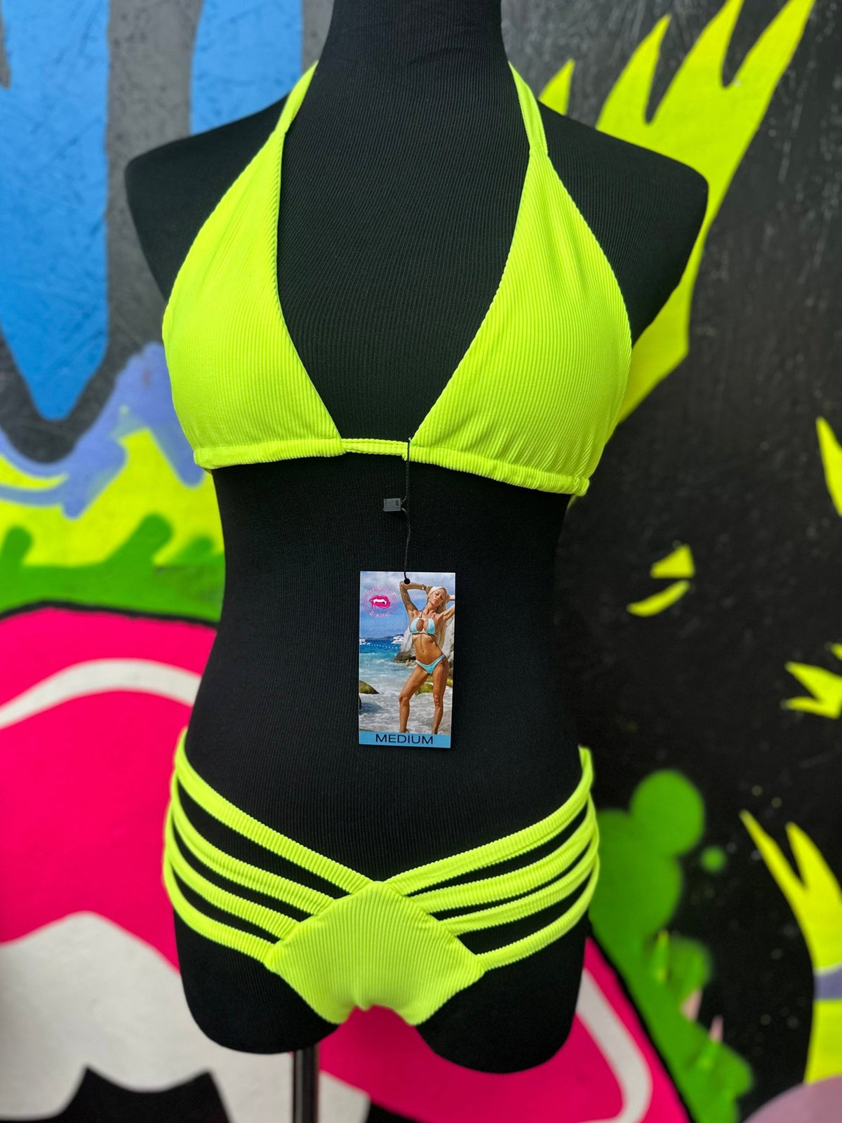 Demon Bikini - Glow Stick // Strappy Bottom - 3