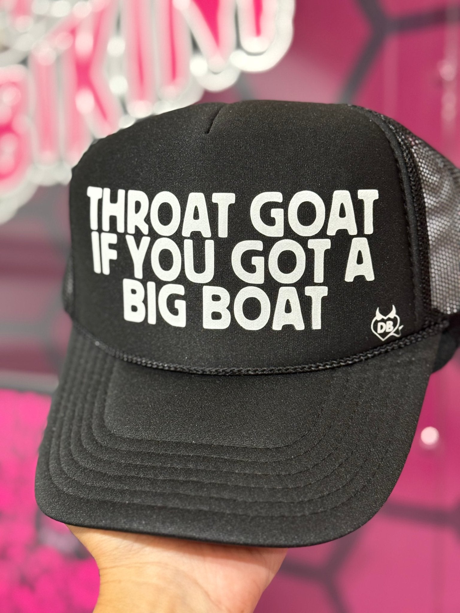 GOAT Trucker Hat | Demon Bikini