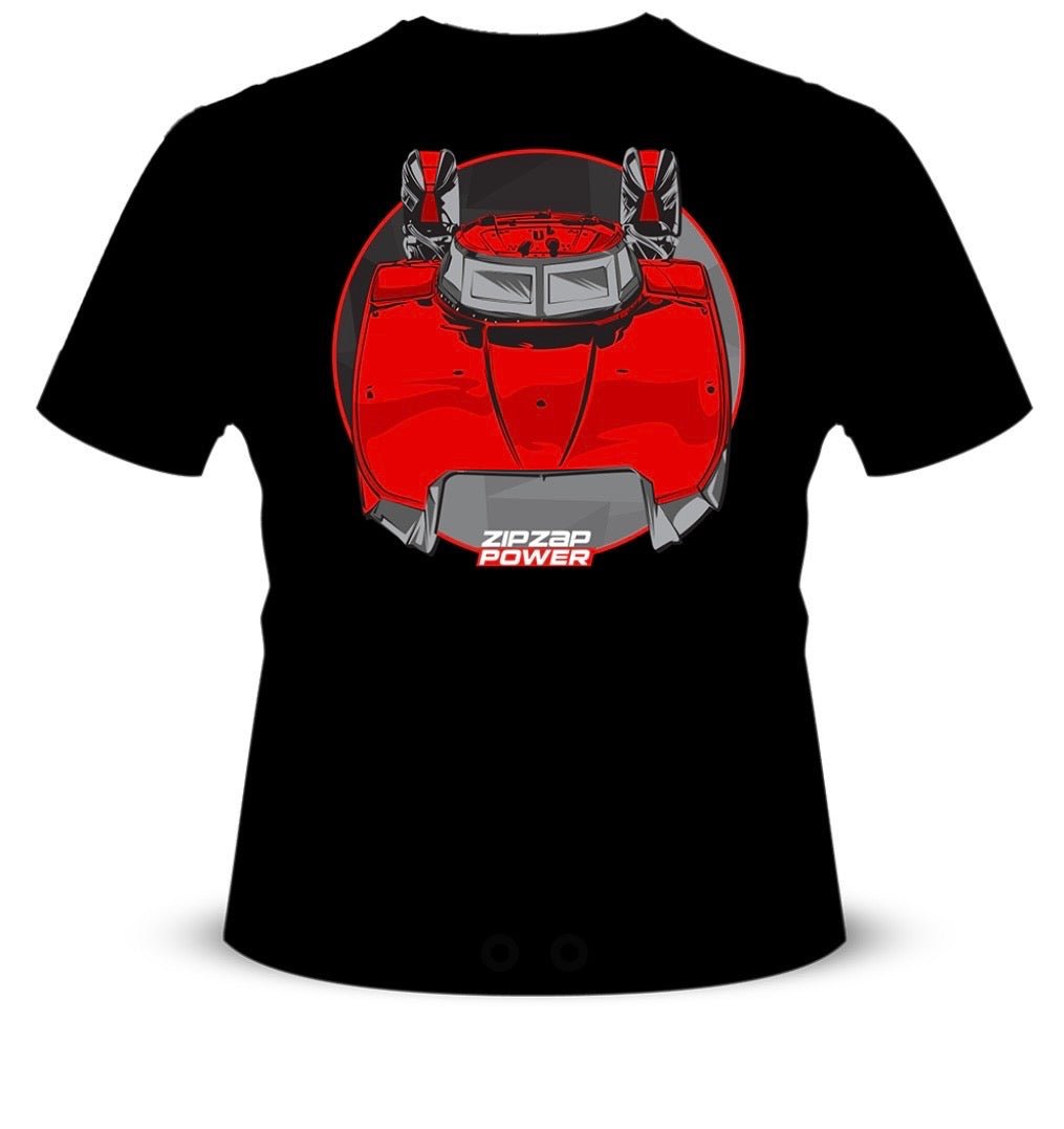 Demon Bikini - Impending Zip Zap Red T-Shirt - 4