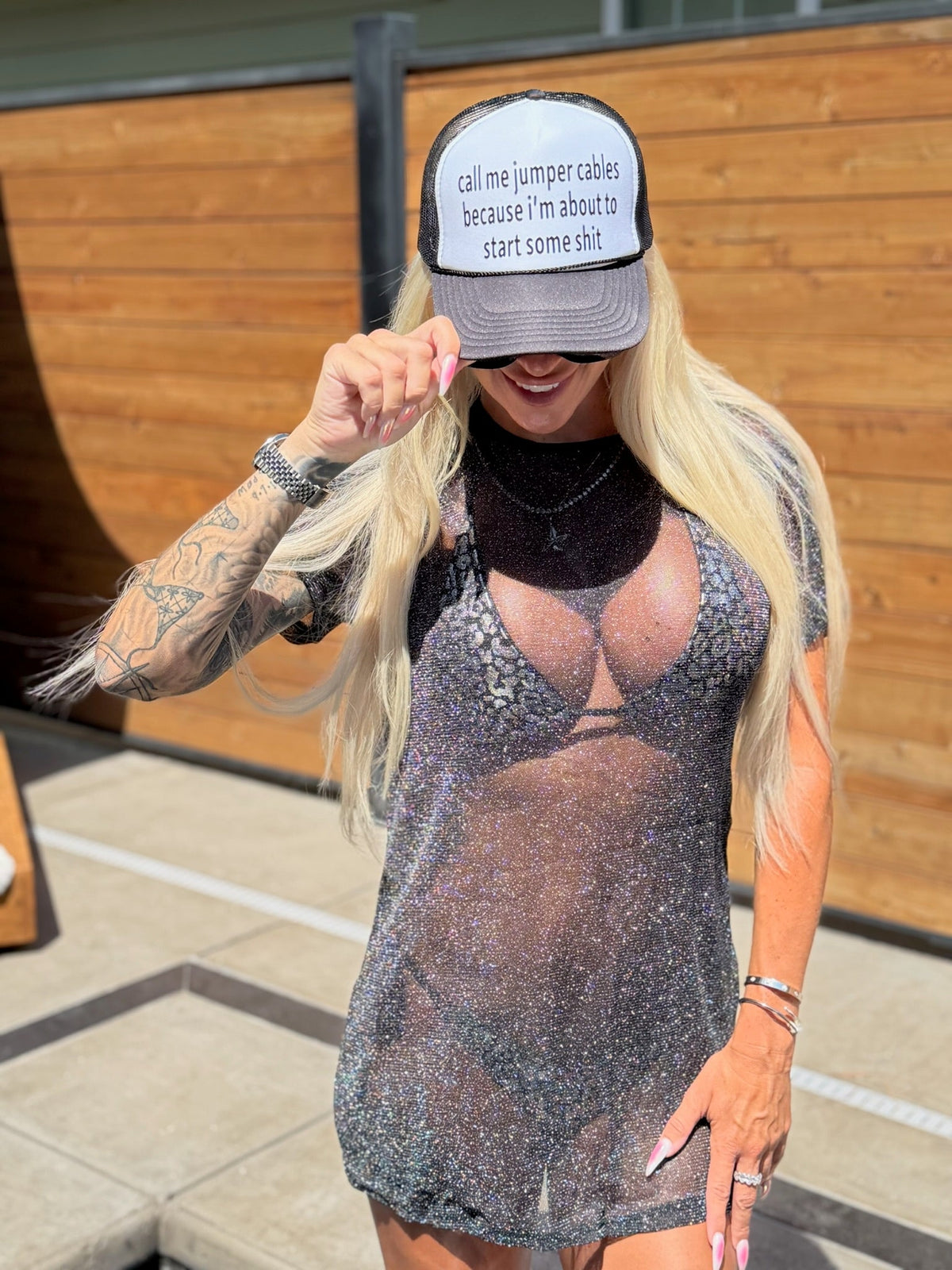 Demon Bikini - Jumper Cables // Trucker Hat - 1