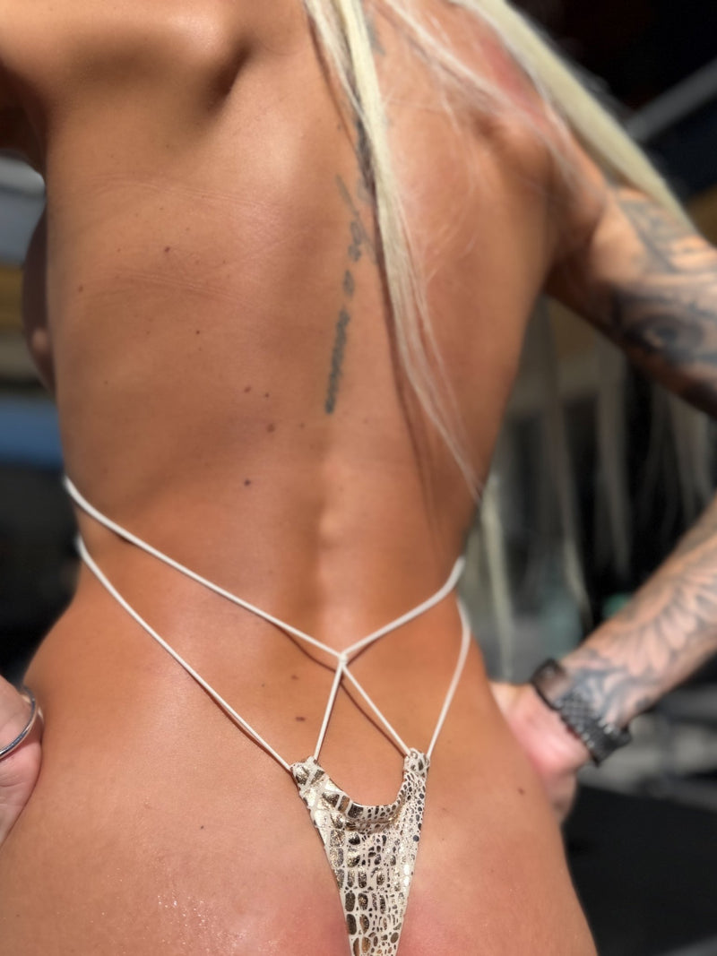 Demon Bikini - Liquid Gold Chamber Sling - 2