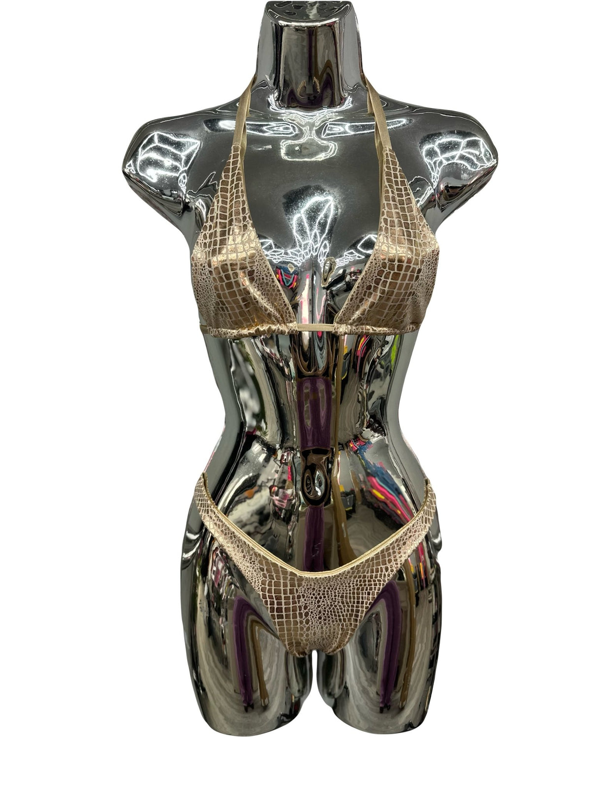 Demon Bikini - Liquid Gold // Roxy Bottom - 2