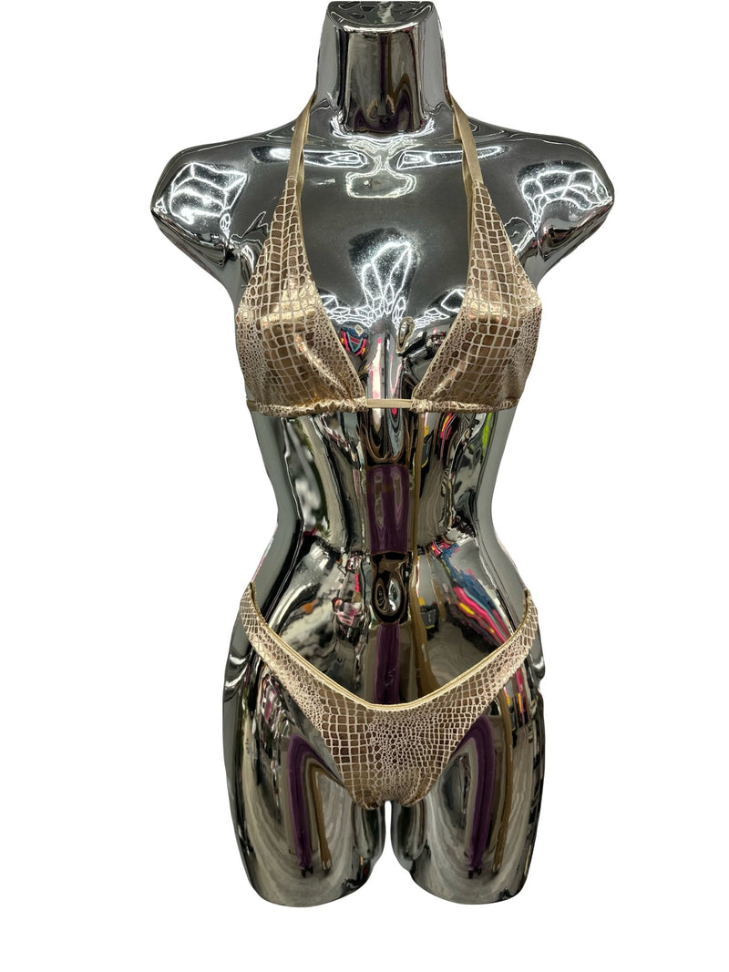 Demon Bikini - Liquid Gold // Roxy Bottom - 2