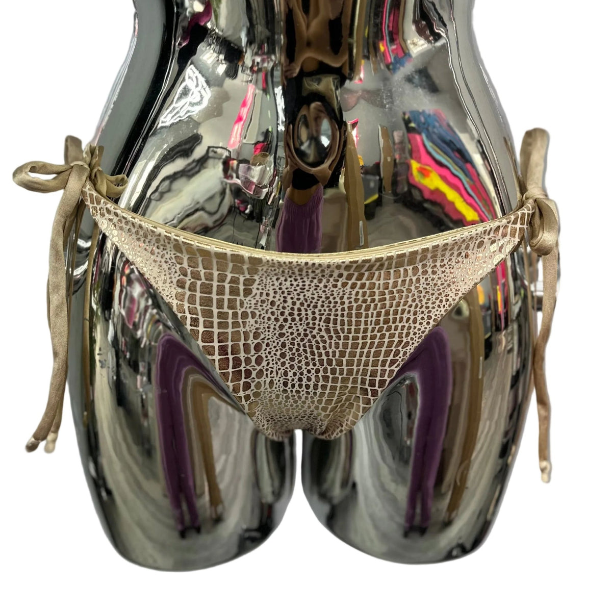 Demon Bikini - Liquid Gold // Tie Side Bottom - 2