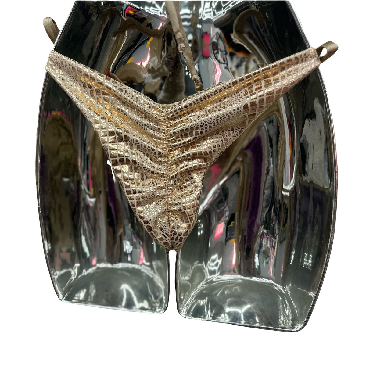 Demon Bikini - Liquid Gold // Tie Side Bottom - 3