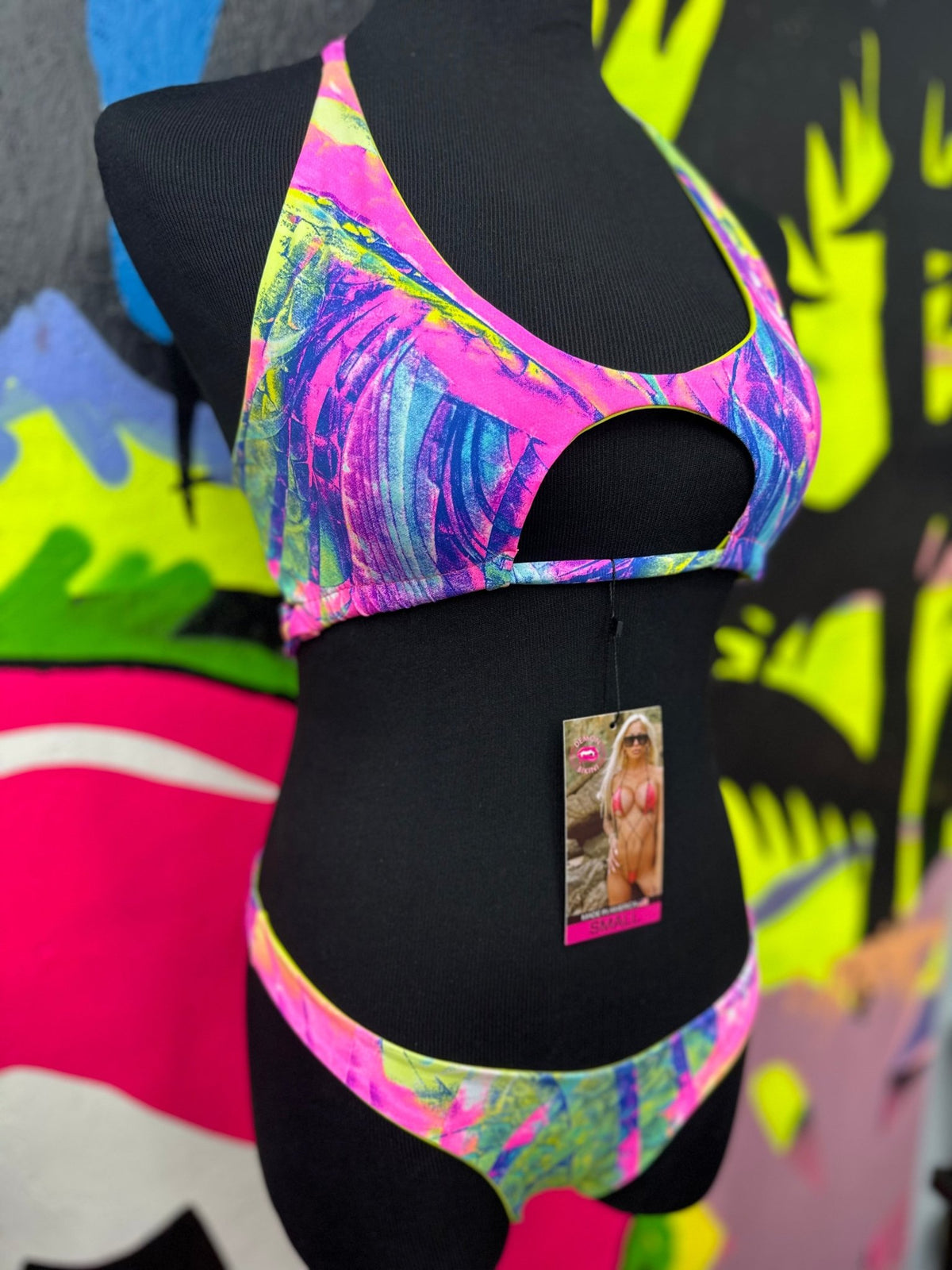 Demon Bikini - Neon Party // Roxy Bottom - 2
