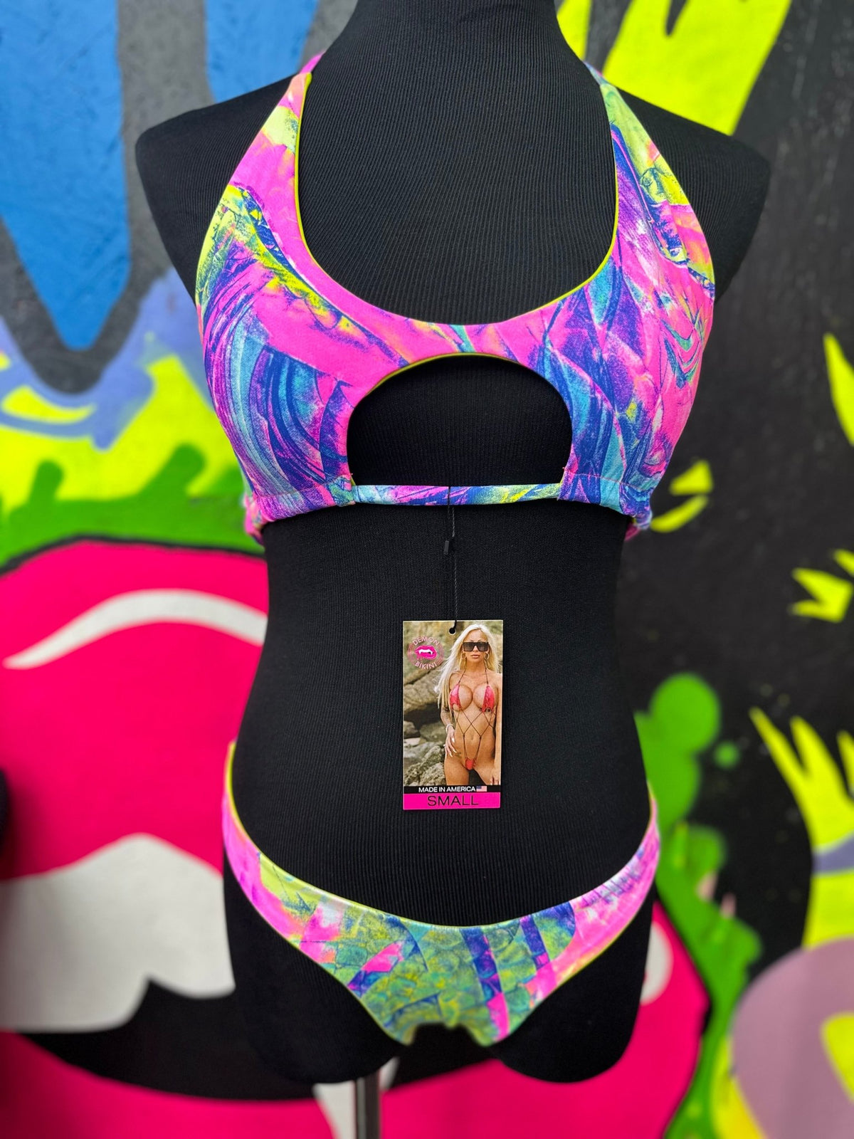Demon Bikini - Neon Party // Roxy Bottom - 1