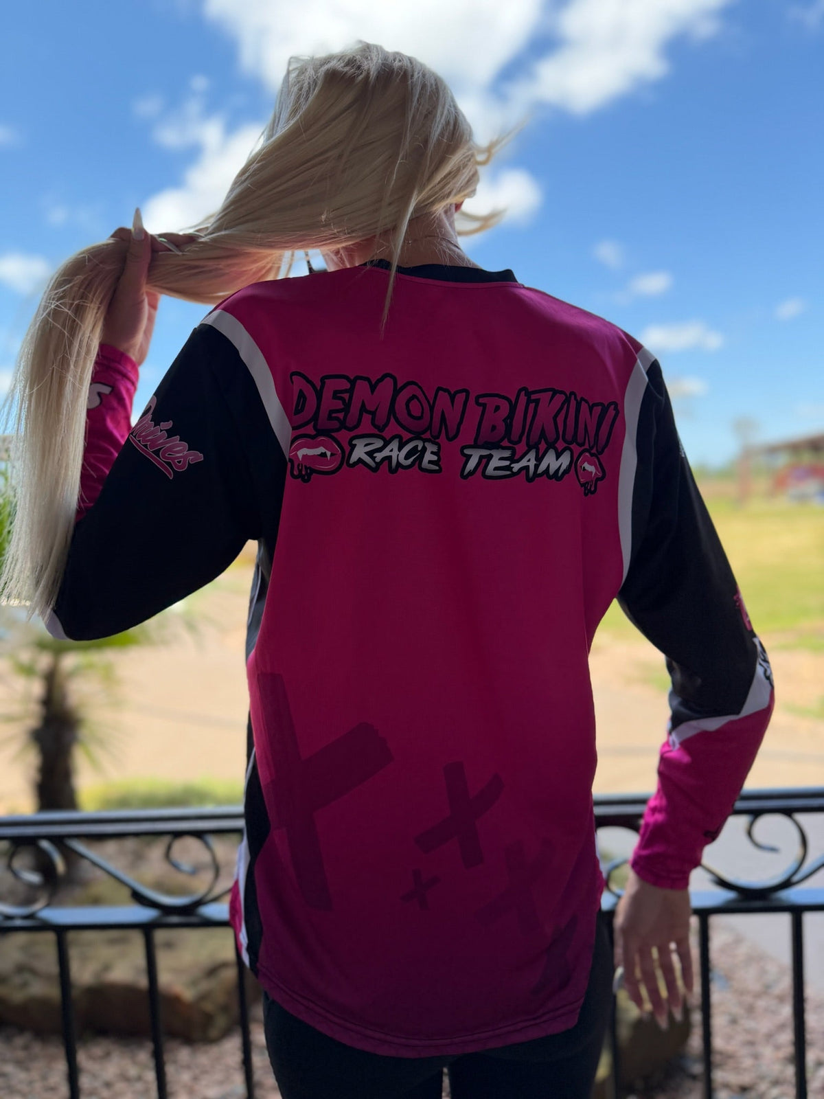 Demon Bikini - NEW Demon Bikini Race Team Long Sleeve Jersey - 8