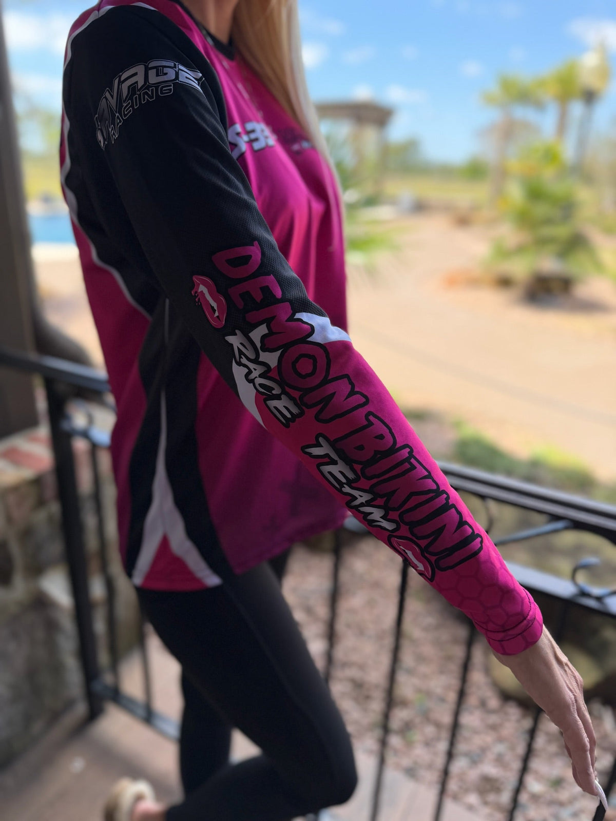 Demon Bikini - NEW Demon Bikini Race Team Long Sleeve Jersey - 7