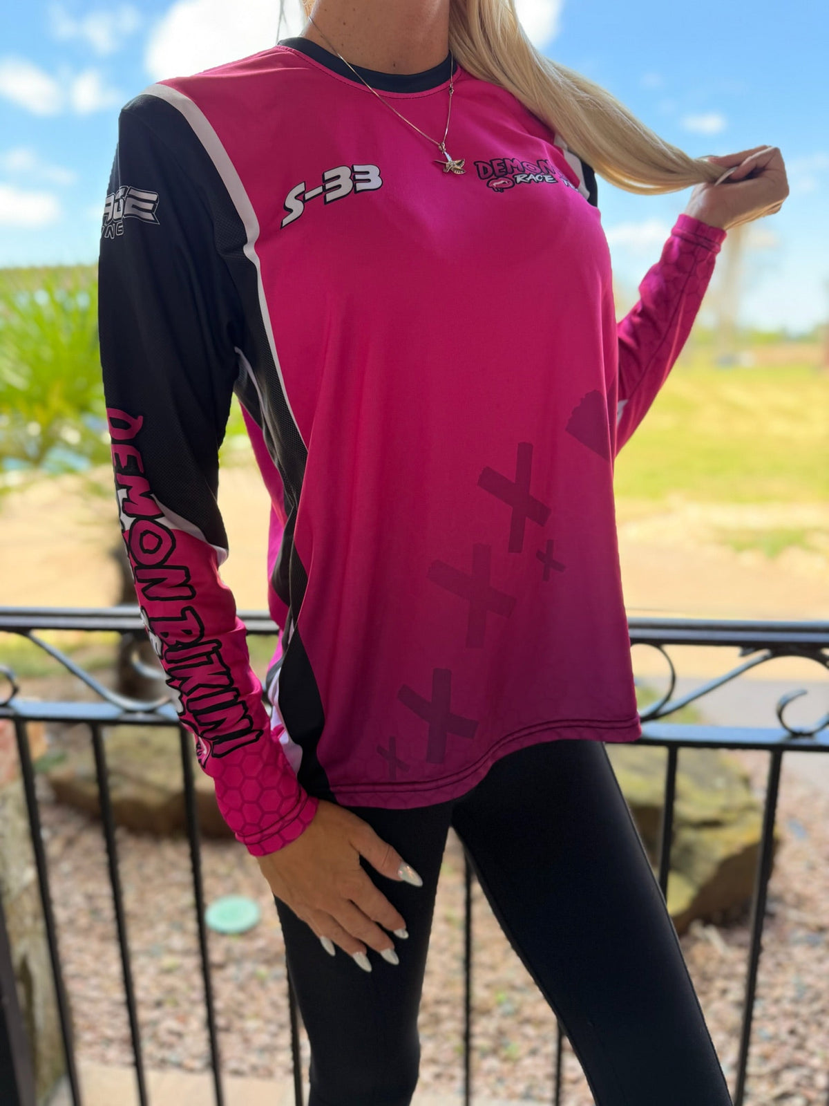 Demon Bikini - NEW Demon Bikini Race Team Long Sleeve Jersey - 9