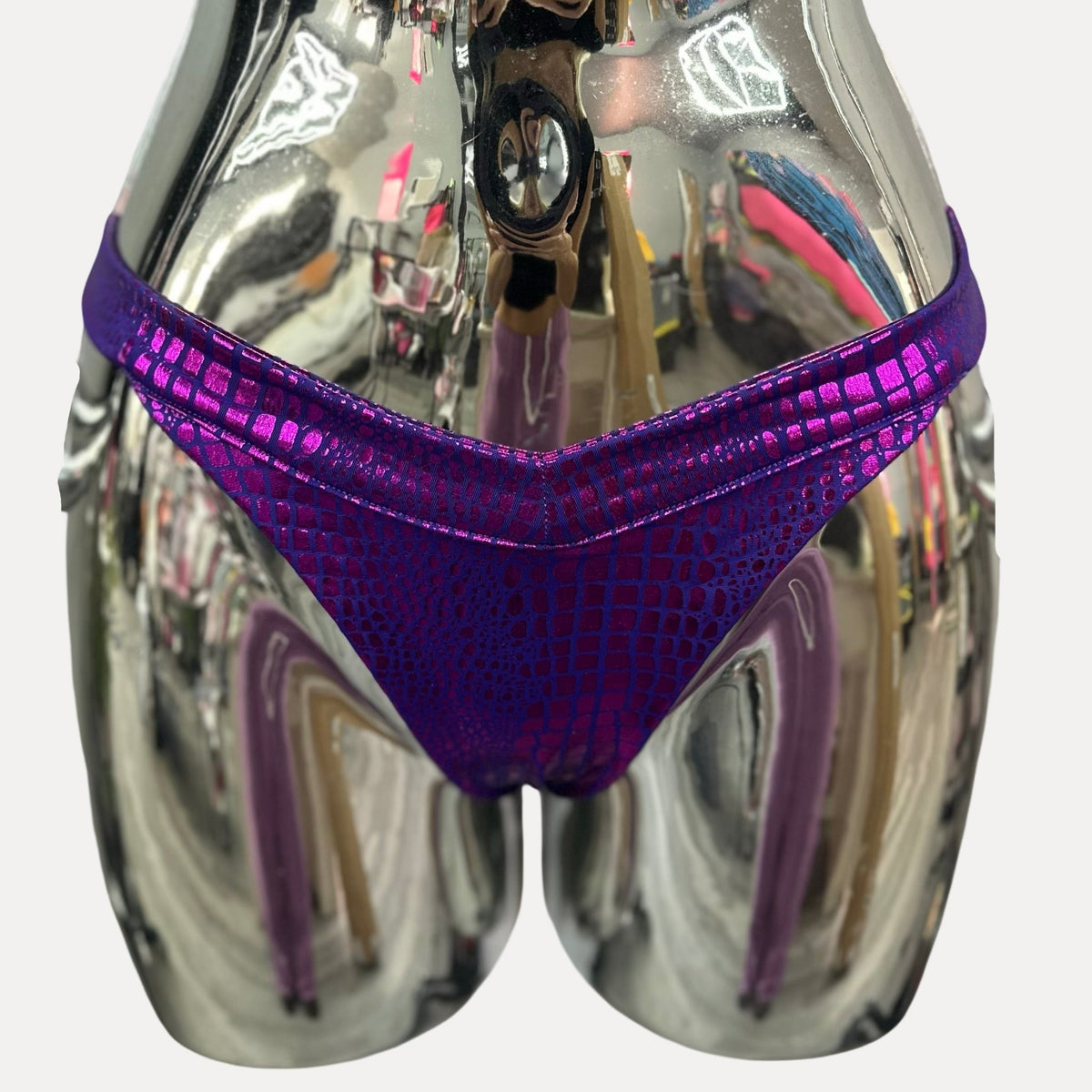 Demon Bikini - Purple Poison // Thong Bottom - 3