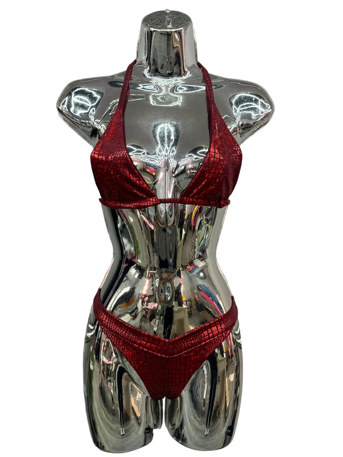 Demon Bikini - Risqué Red // Thong Bottom - 2